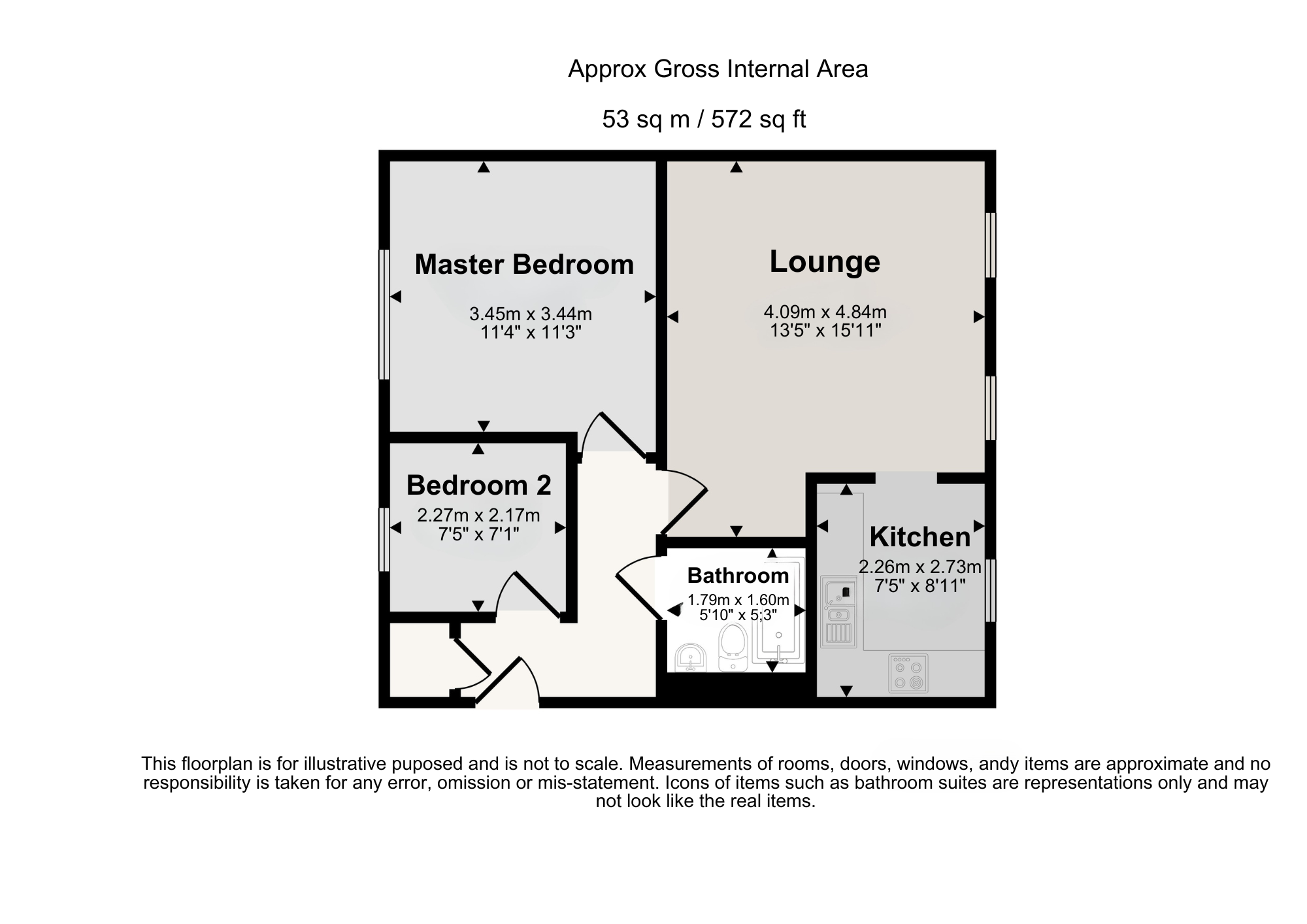 14, Violet Close, Cannock floorplan