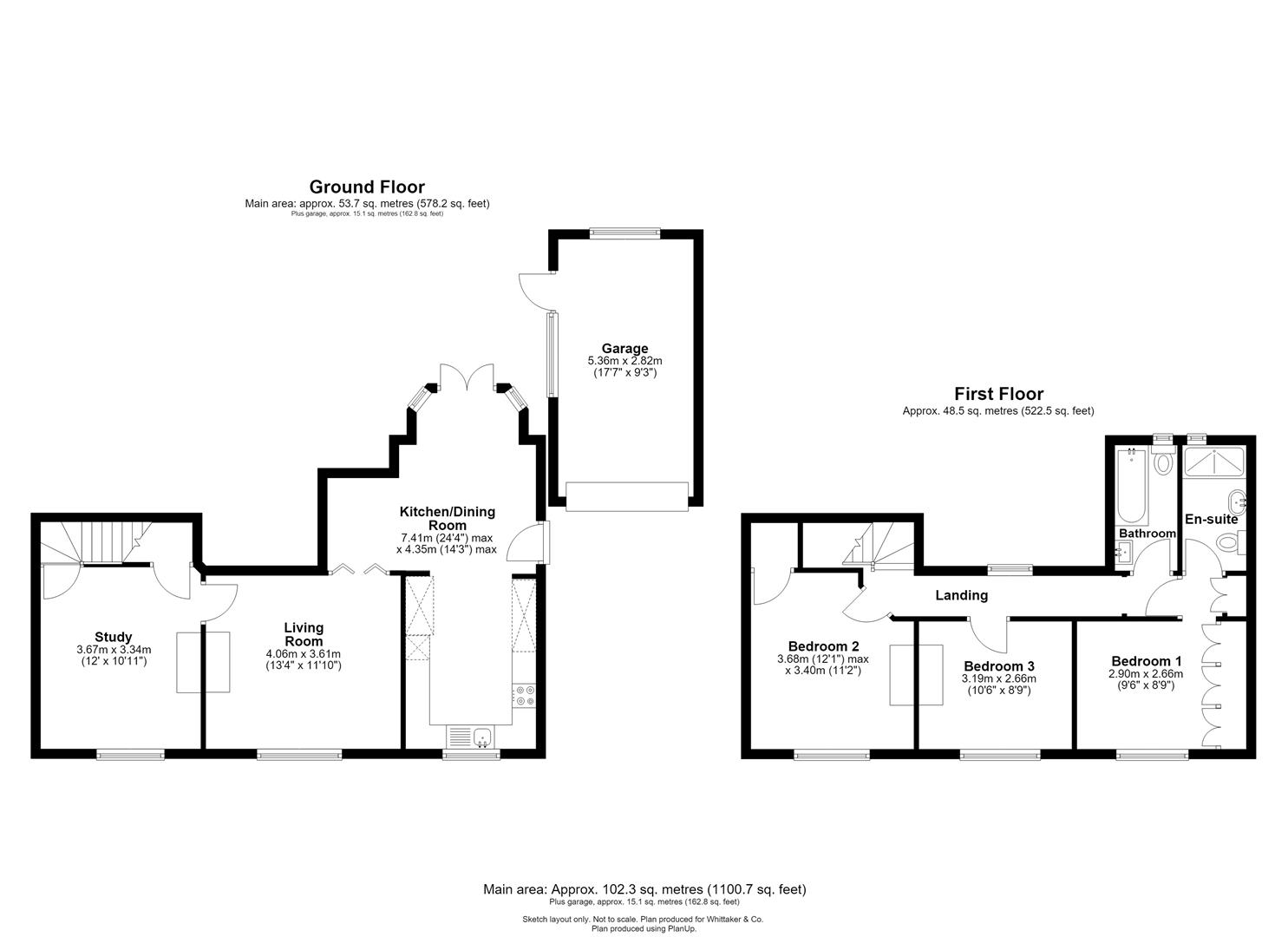 13, Church Lane, Kimpton floorplan