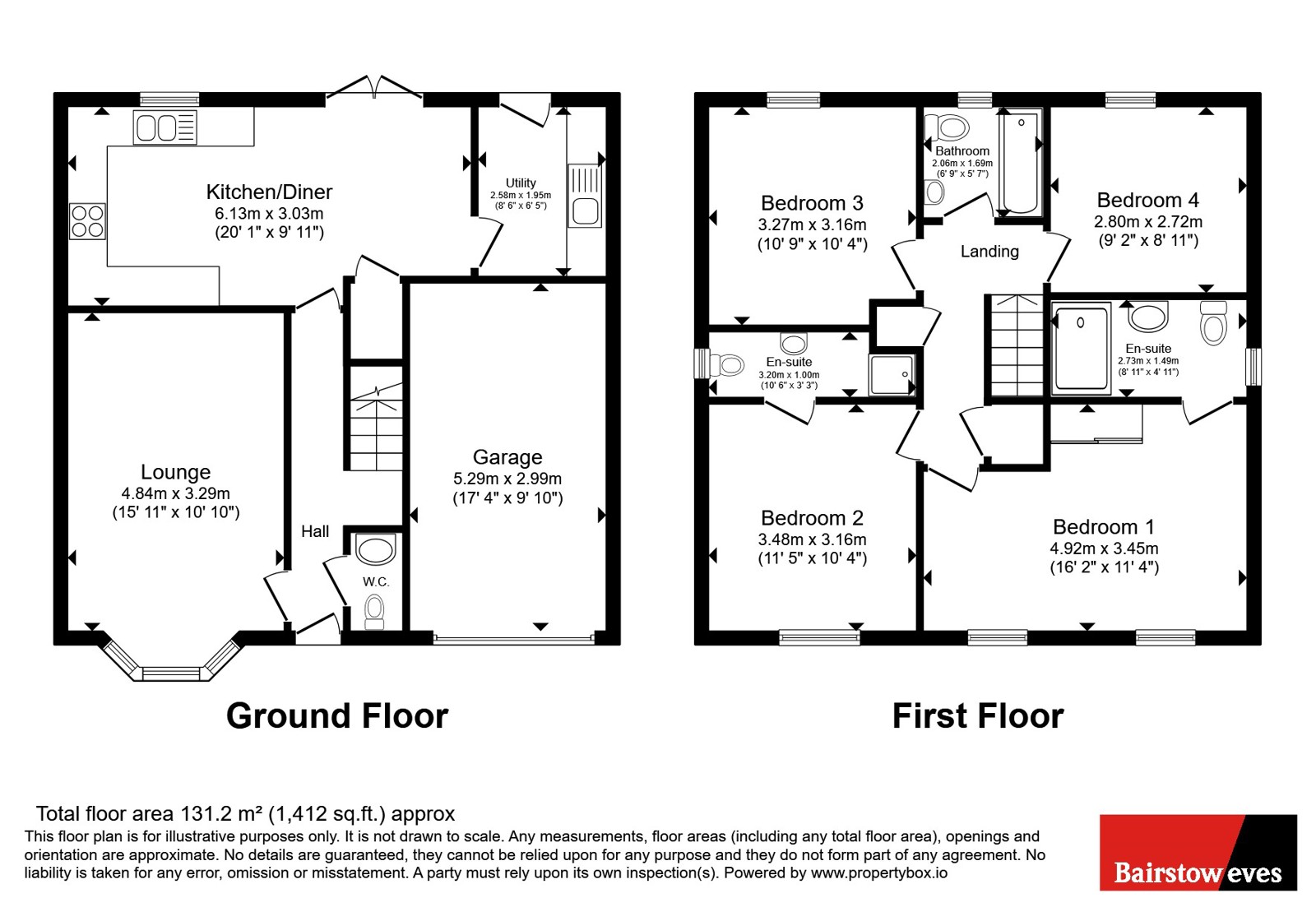 10, Healey Close, Boston floorplan