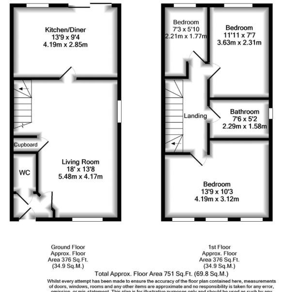 2 St. Johns Way, Edenbridge floorplan