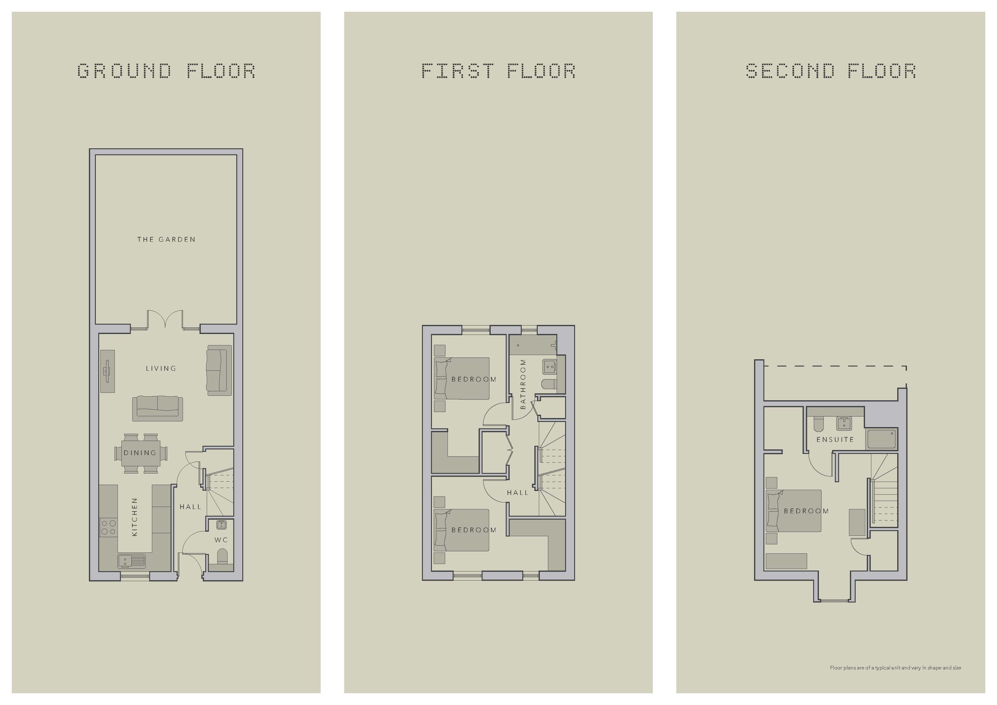 3 Bedrooms Town house to rent in Holmbush Mews, Horsham RH12