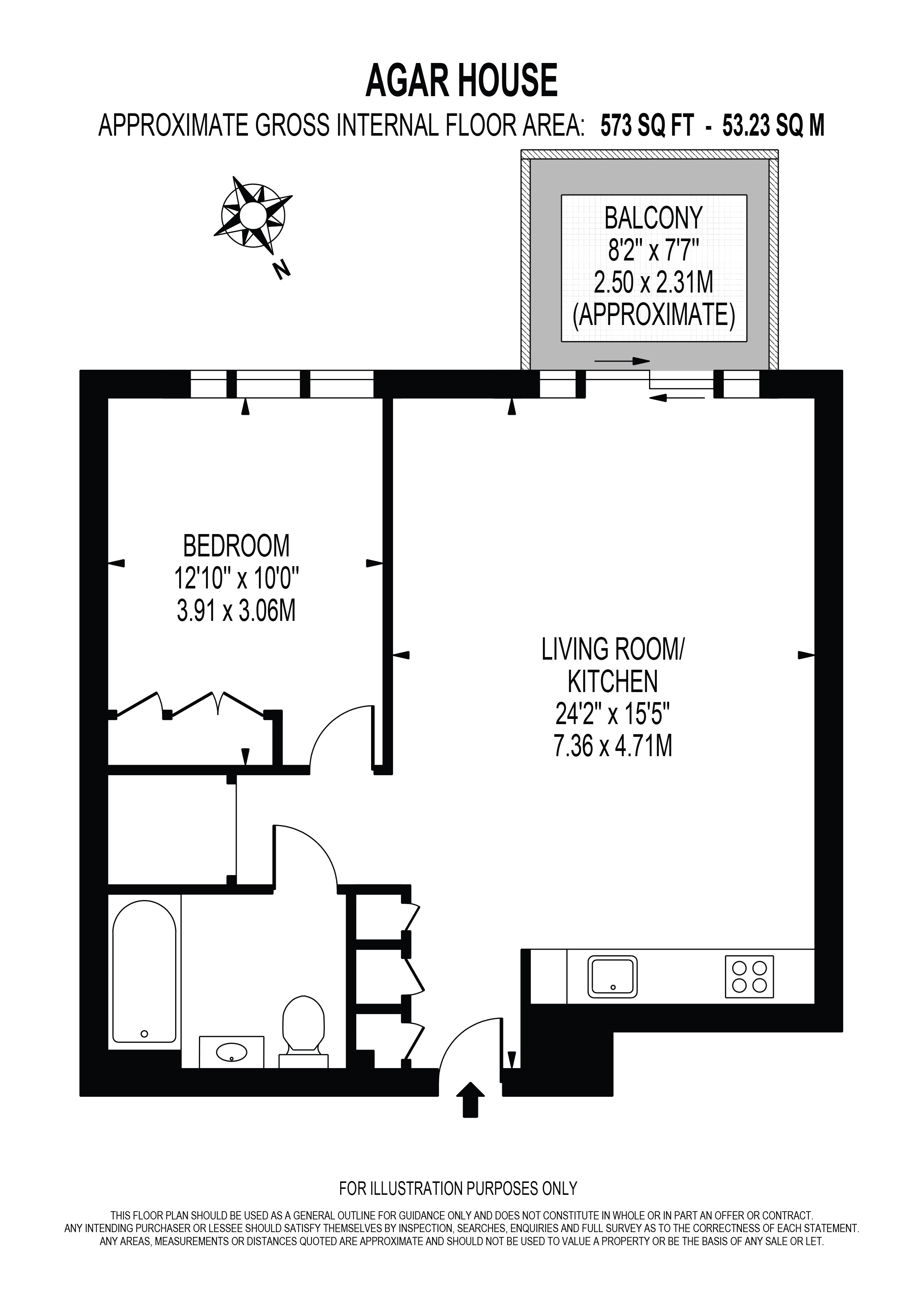 Orchard Place, London floorplan