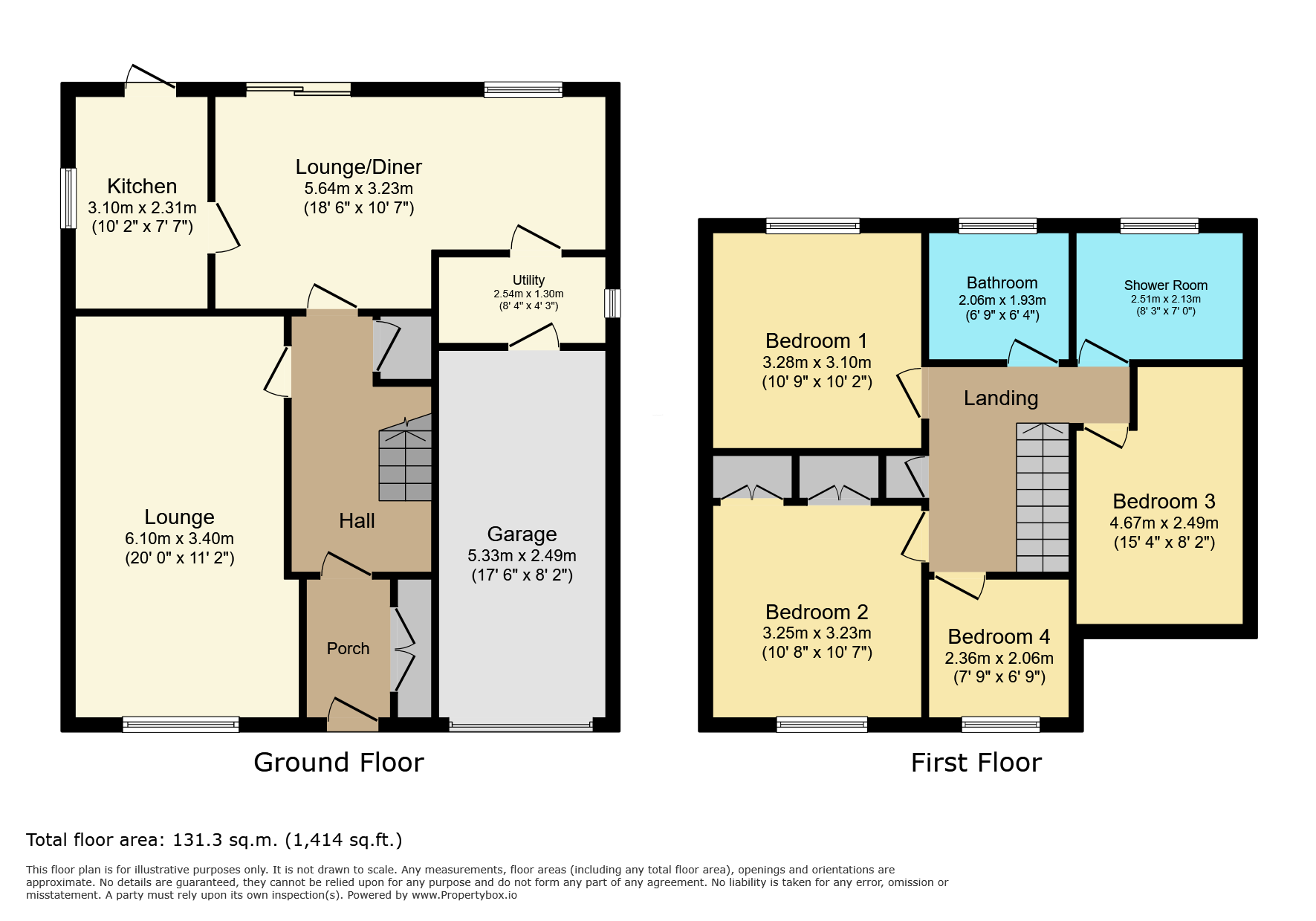 29 Pine Tree Avenue, Leicester floorplan