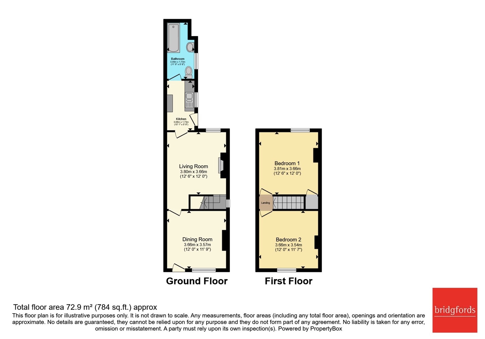 28, Wereton Road, Staffordshire floorplan