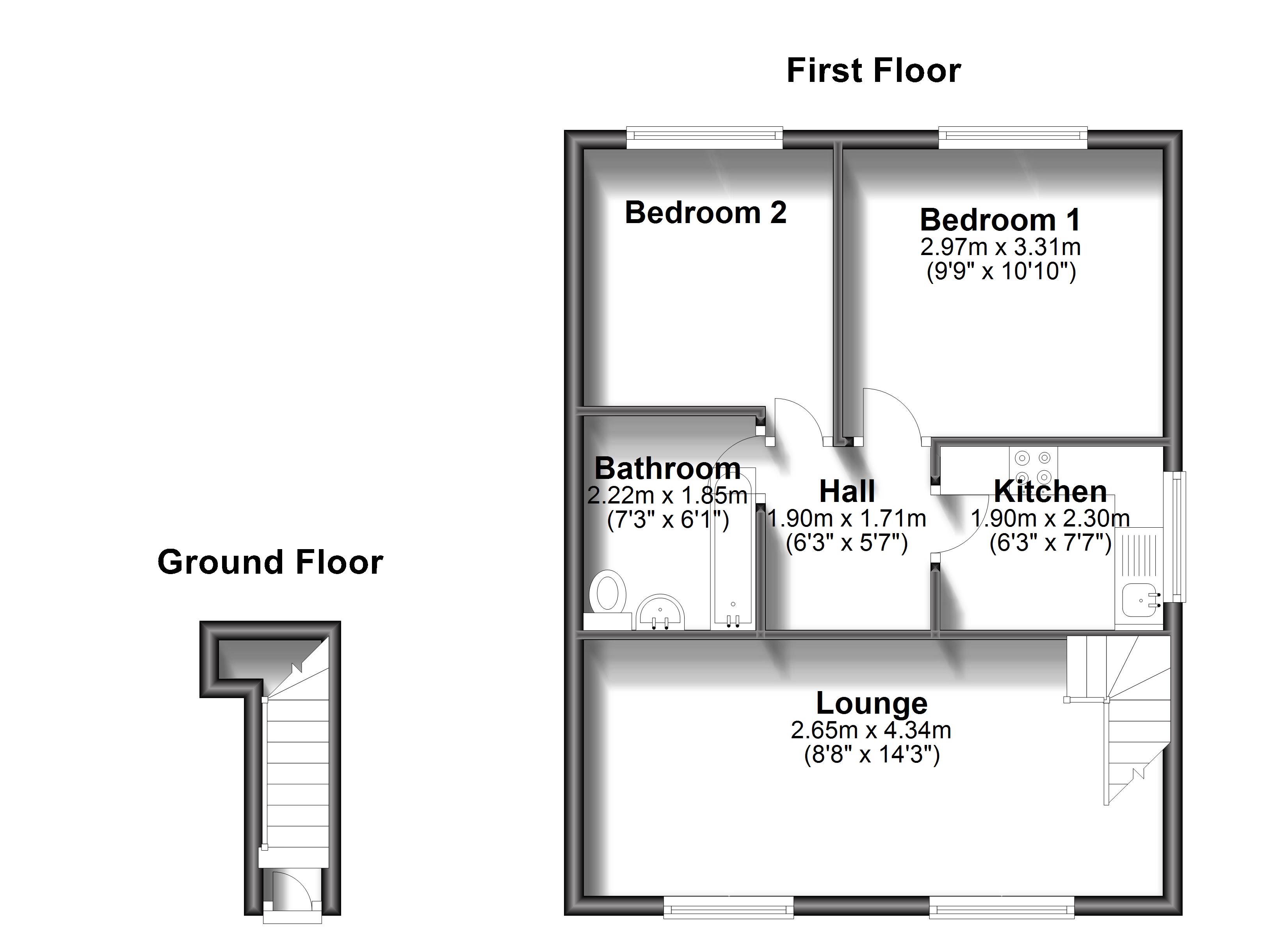 Wyness Court, Dongola Road, Strood, Rochester ME2, 2 bedroom to rent 64531351