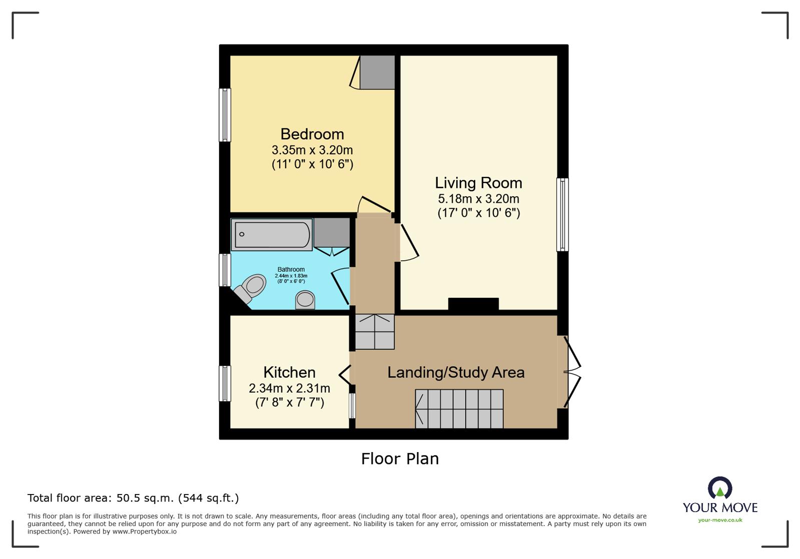 The Hayloft, 37, Brook Street, East Sussex floorplan