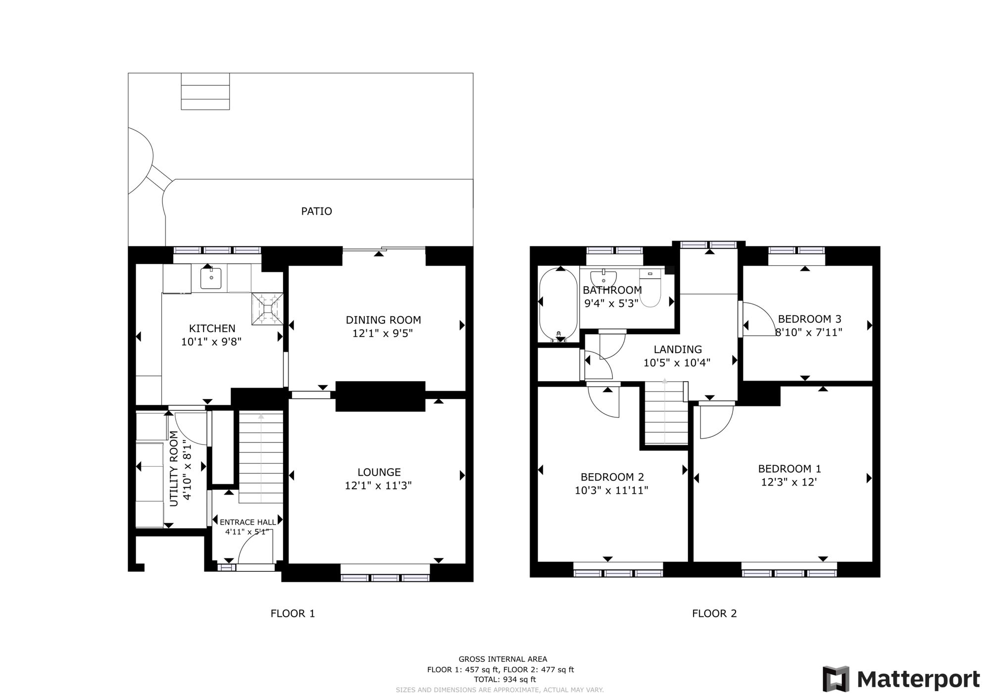 Pevensey Close, Crawley RH10, 3 bedroom terraced house to rent