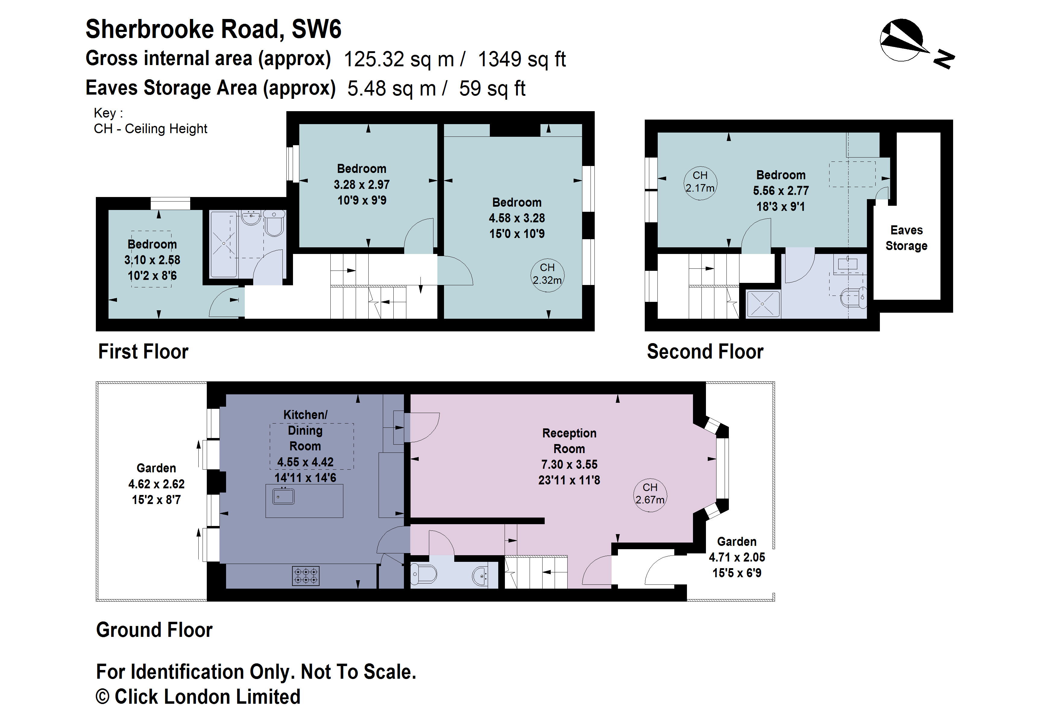Sherbrooke Road, London SW6, 4 bedroom terraced house for sale