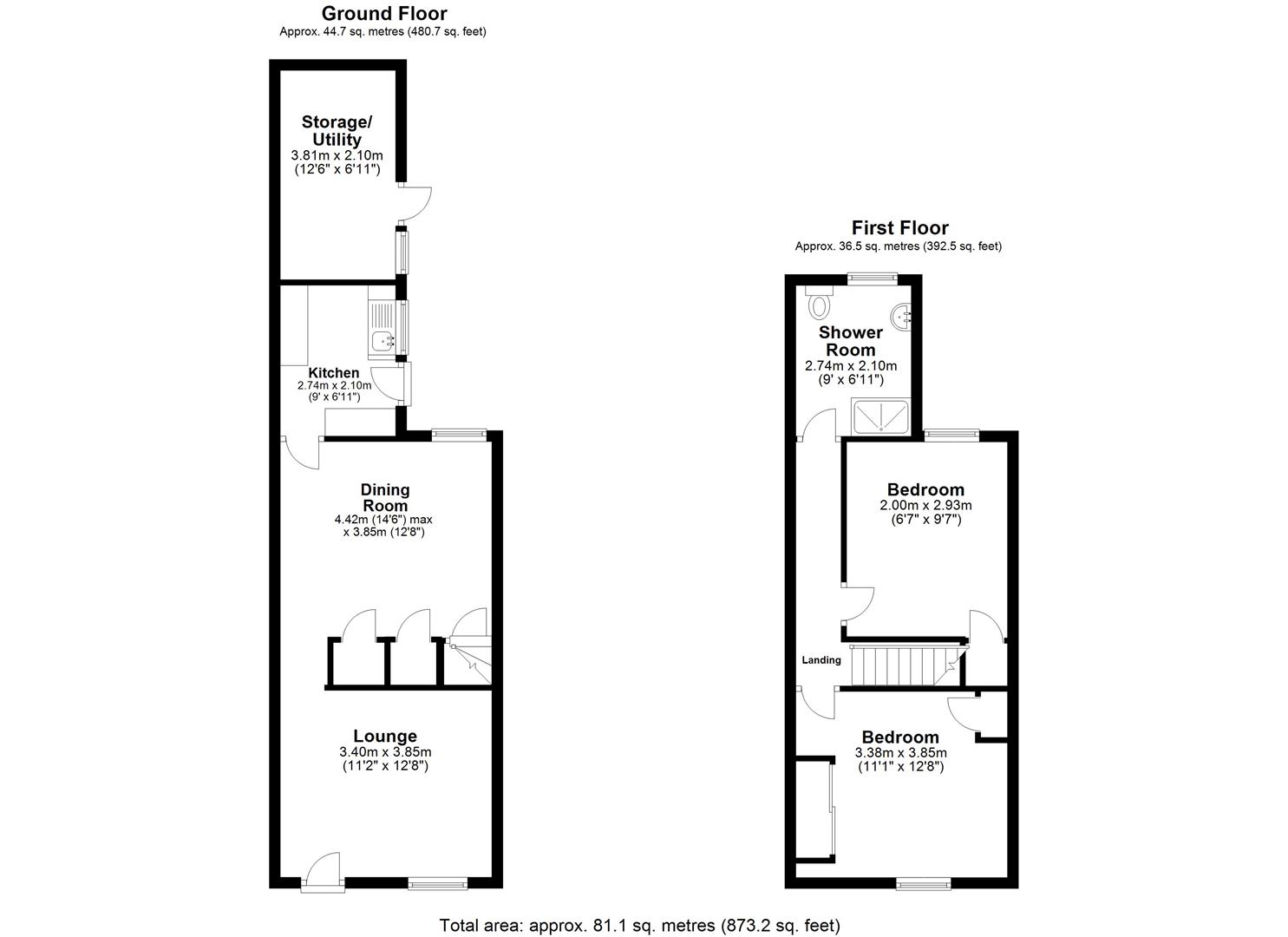Bramford Lane, Ipswich IP1, 2 bedroom terraced house for sale