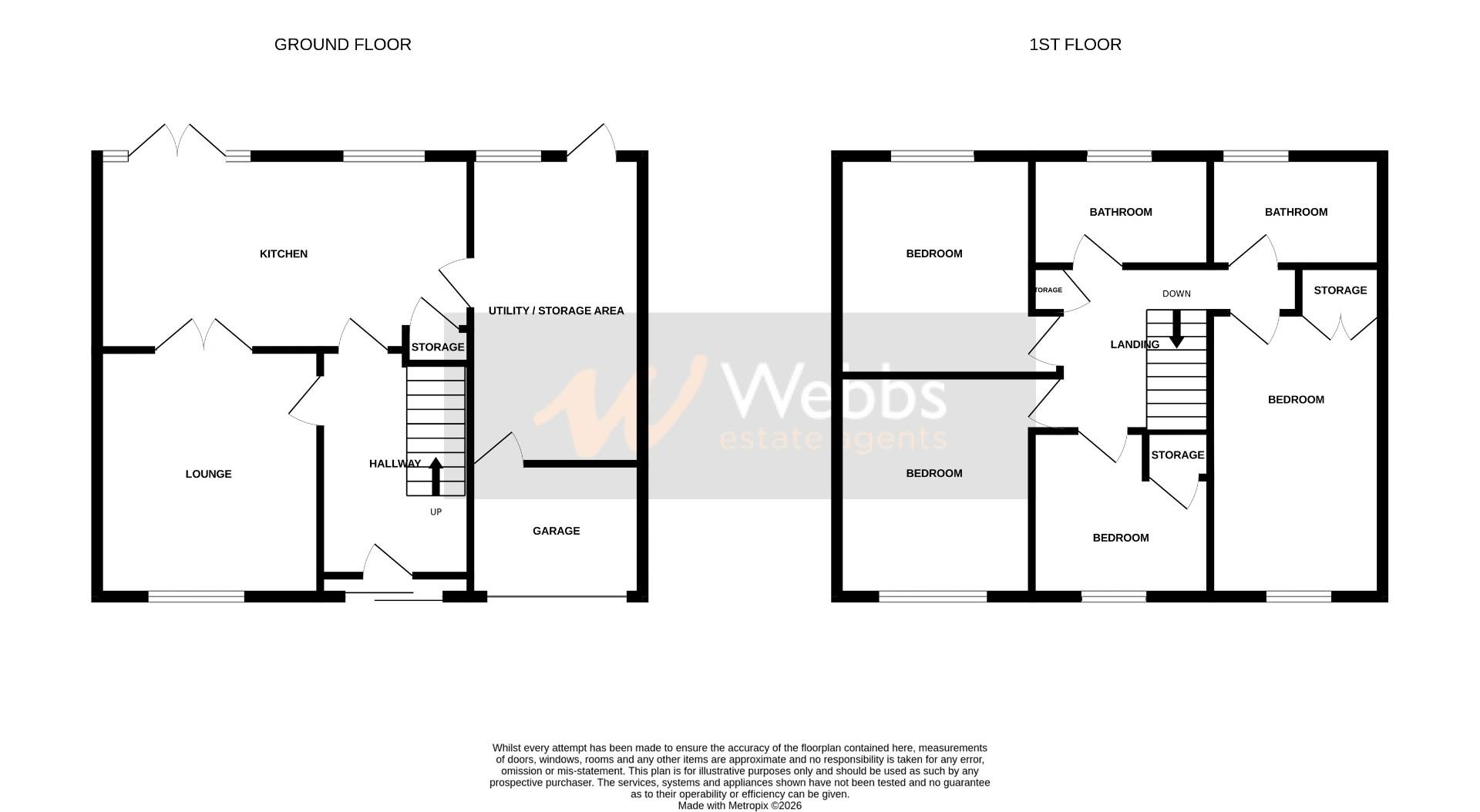 14, New Horse Road, Walsall floorplan