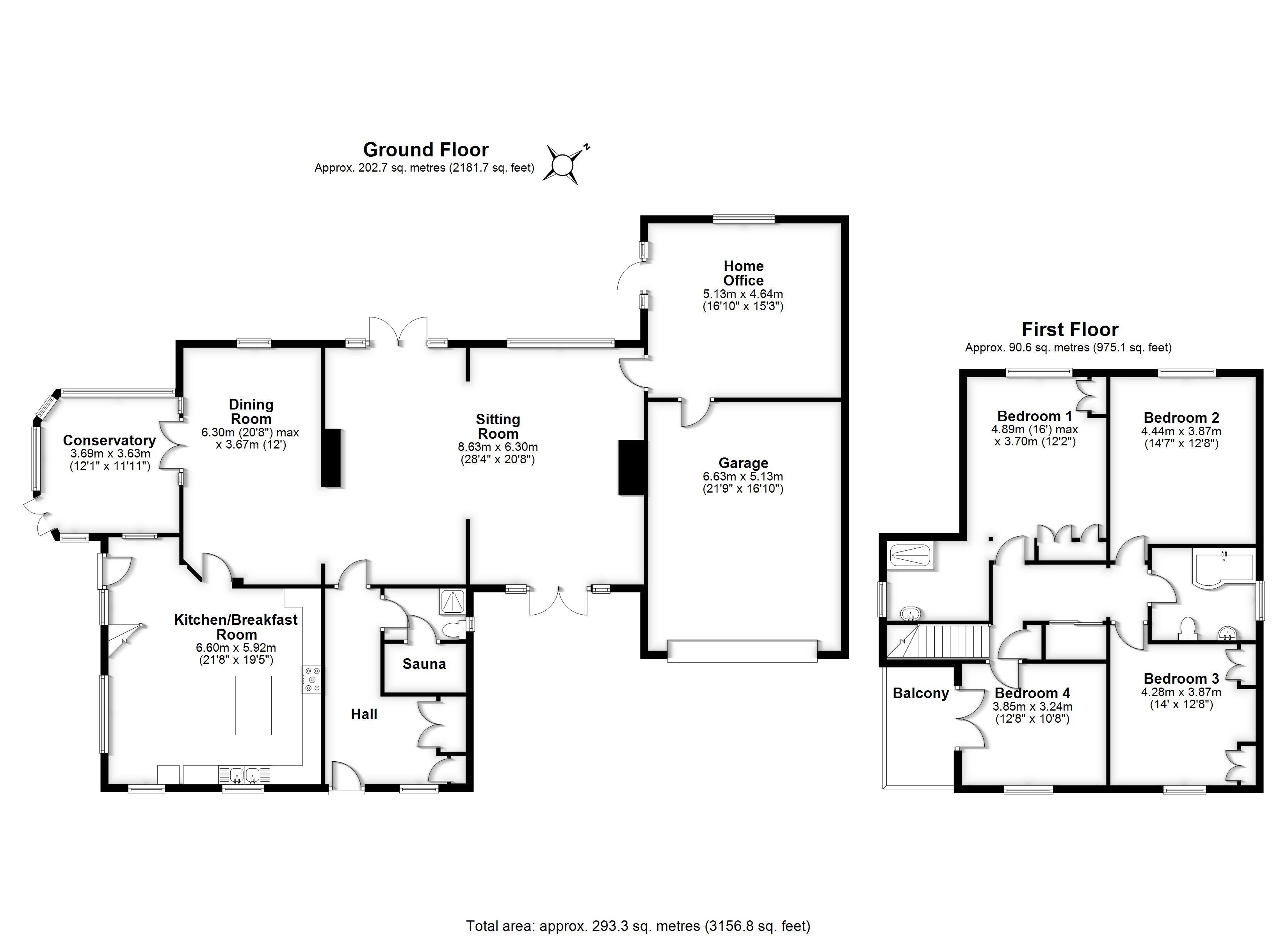 Saxons,, Thorley Street, Bishop's Stortford floorplan