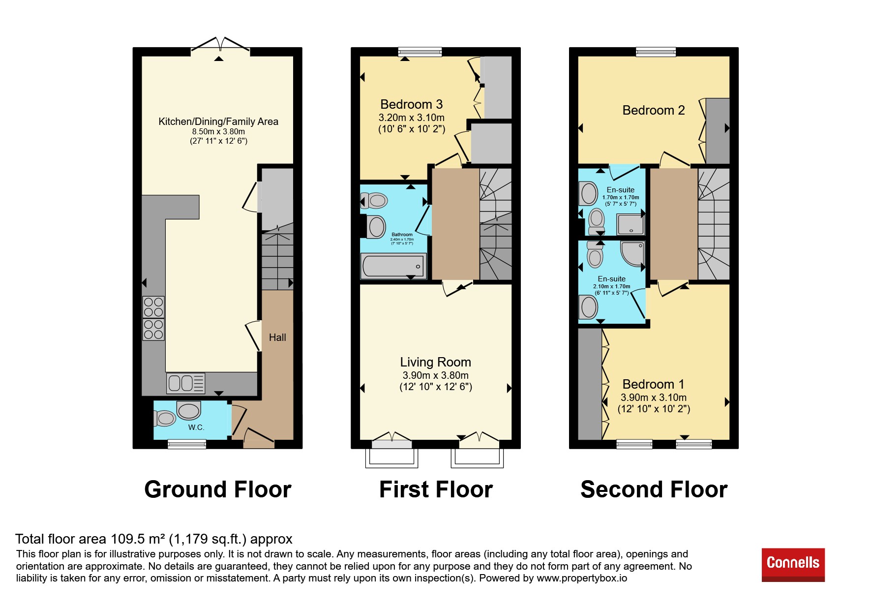 73, Lancaster Gate, Cambridge floorplan