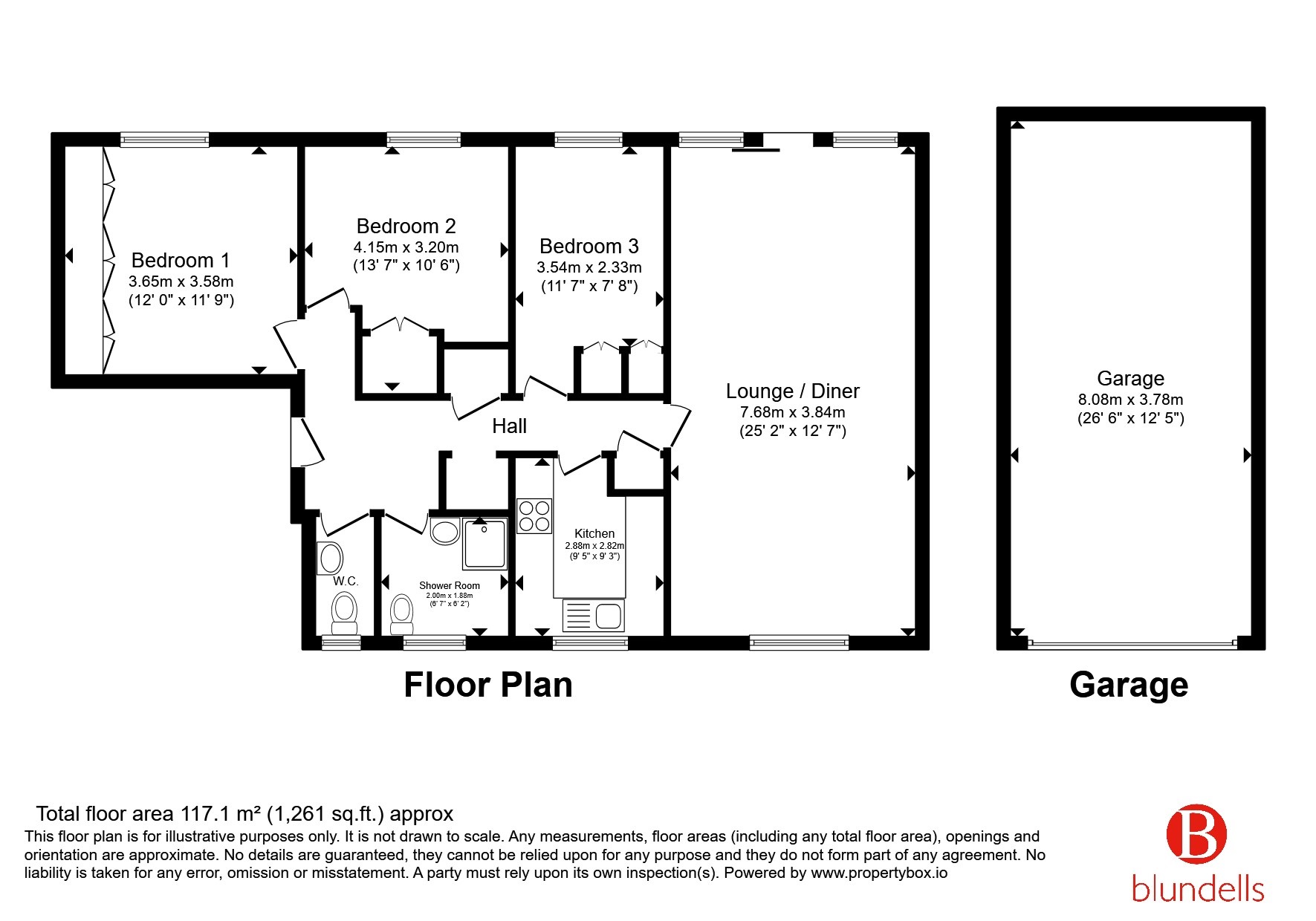 6,, The Glen, South Yorkshire floorplan