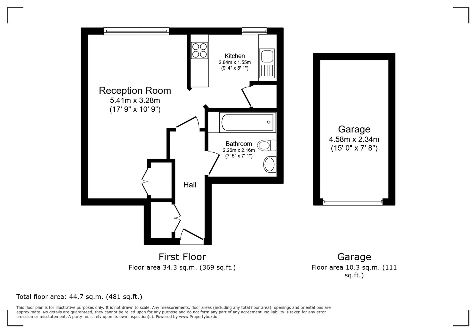 Flat 9, Blake House, Porchester Mead, Beckenham floorplan