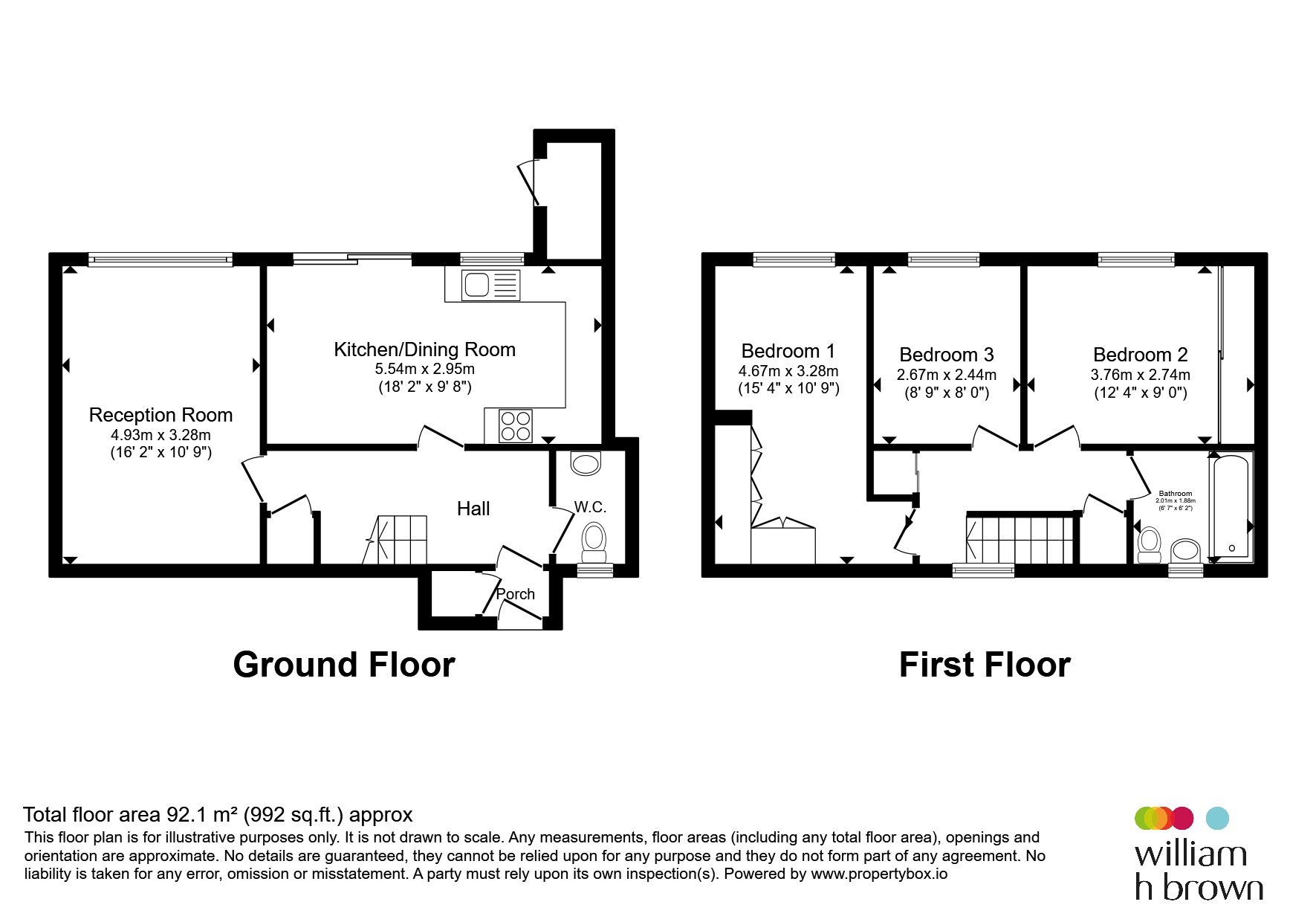 1, Stoney Houghton Gardens, Nottingham floorplan