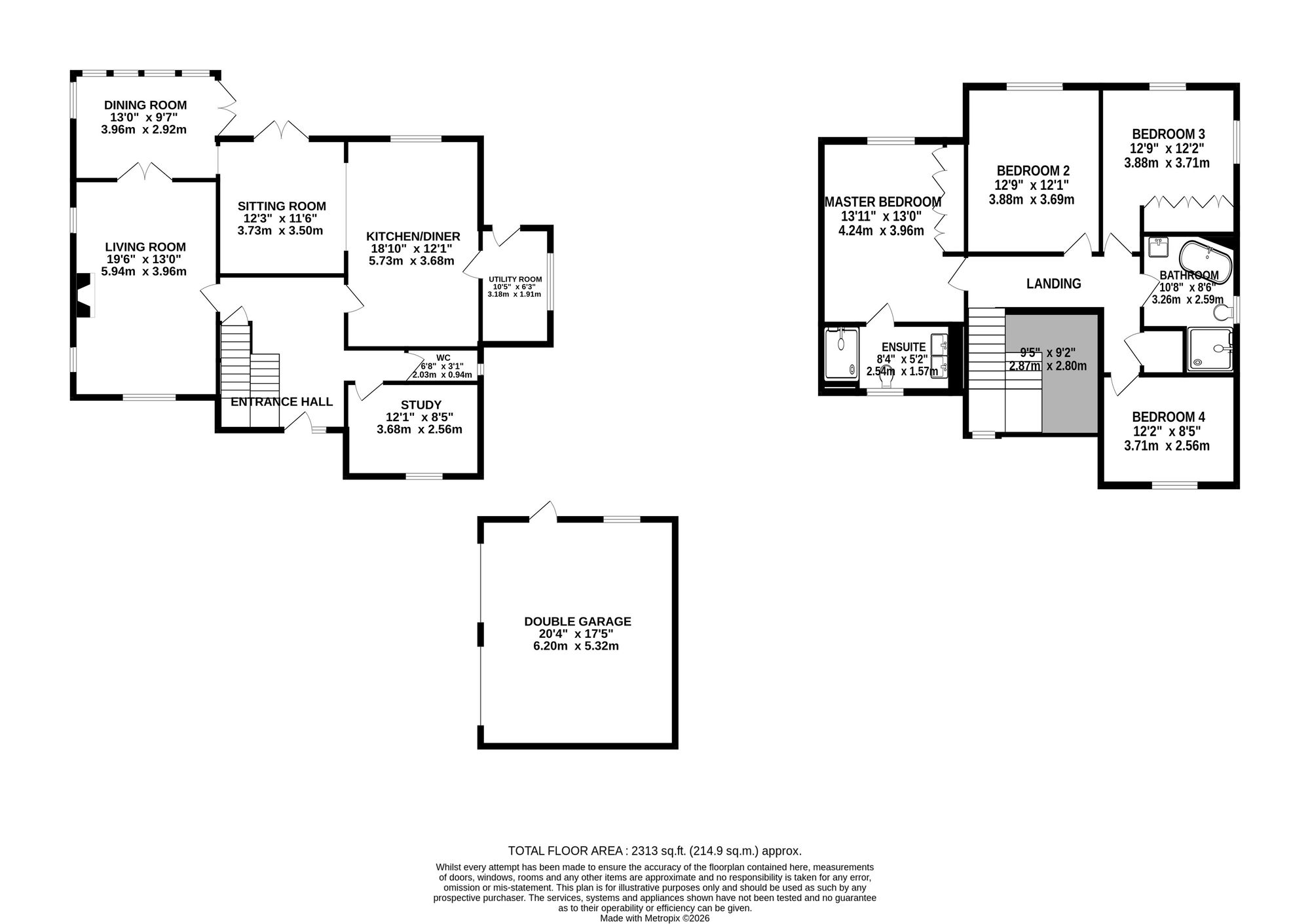 Orchard Cottage Churchfields, Crewe floorplan