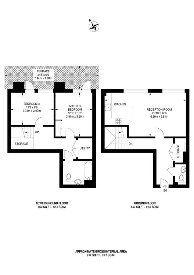 1 1, Rochester Place, London floorplan