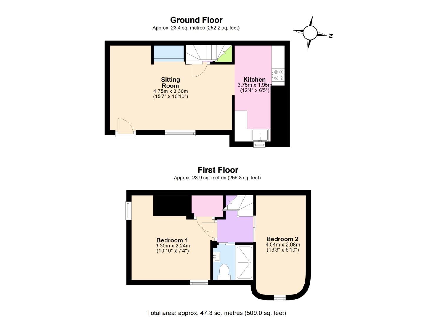 3 Mill Cottages, The Shallows, Bristol floorplan