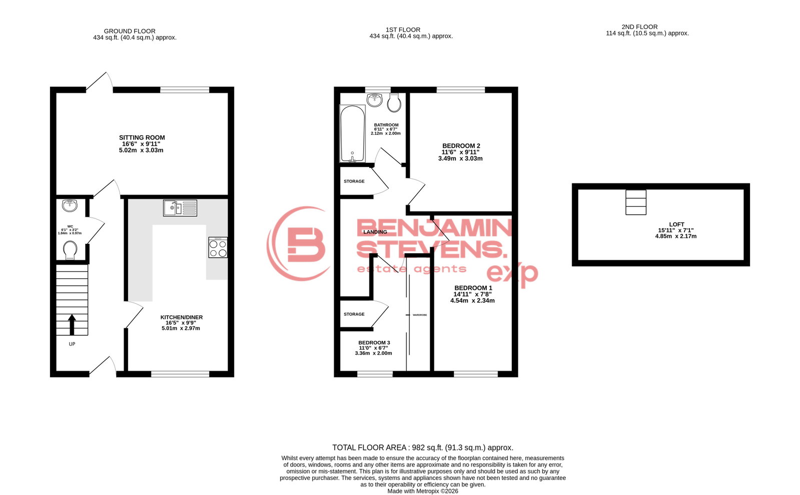 14, Kent Road South, Northampton floorplan
