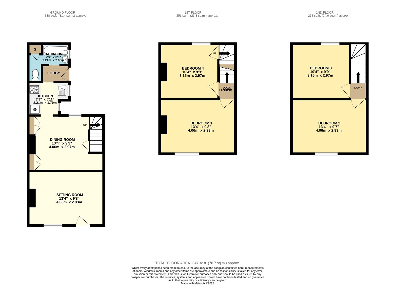 Caldecote Street, Newport Pagnell, Buckinghamshire, MK16 floorplan