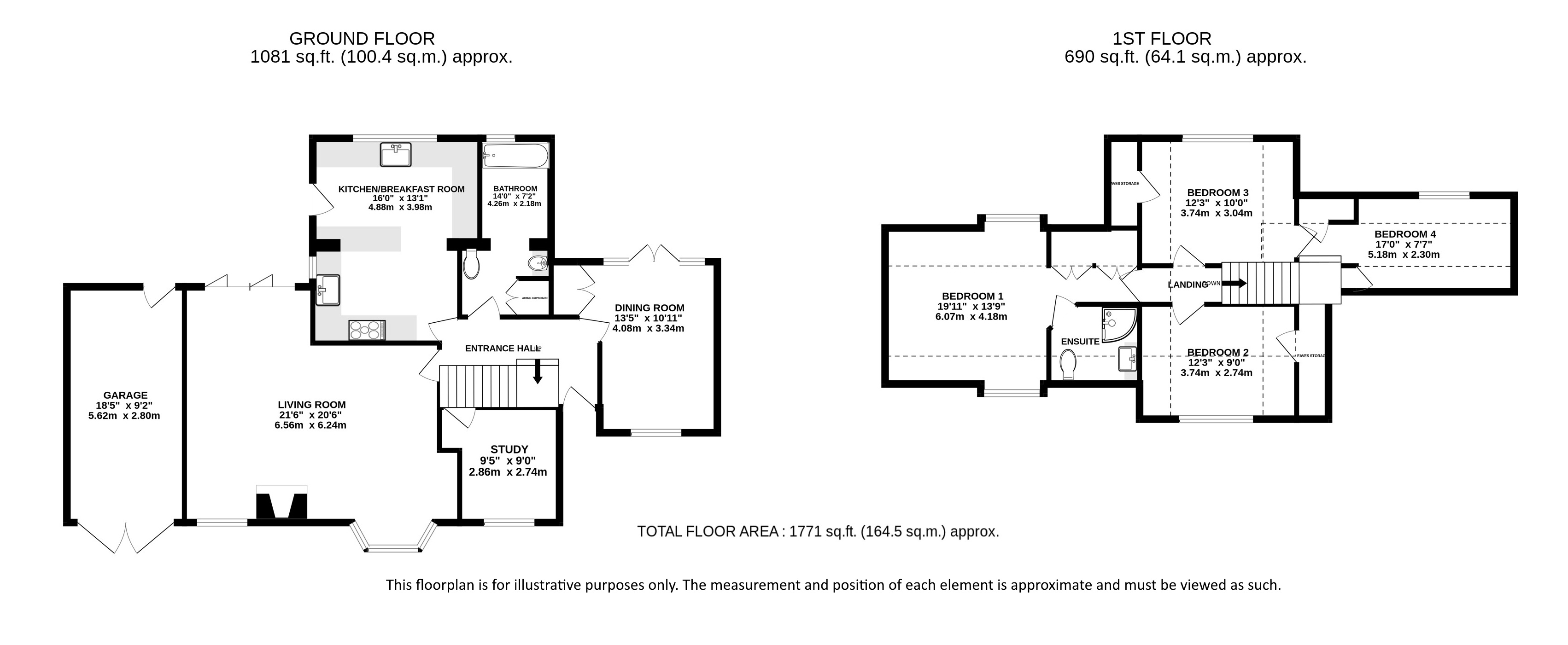 5, Holywell Close, Dunstable floorplan
