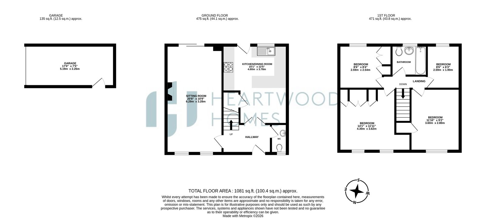 56, Harness Way, St. Albans floorplan