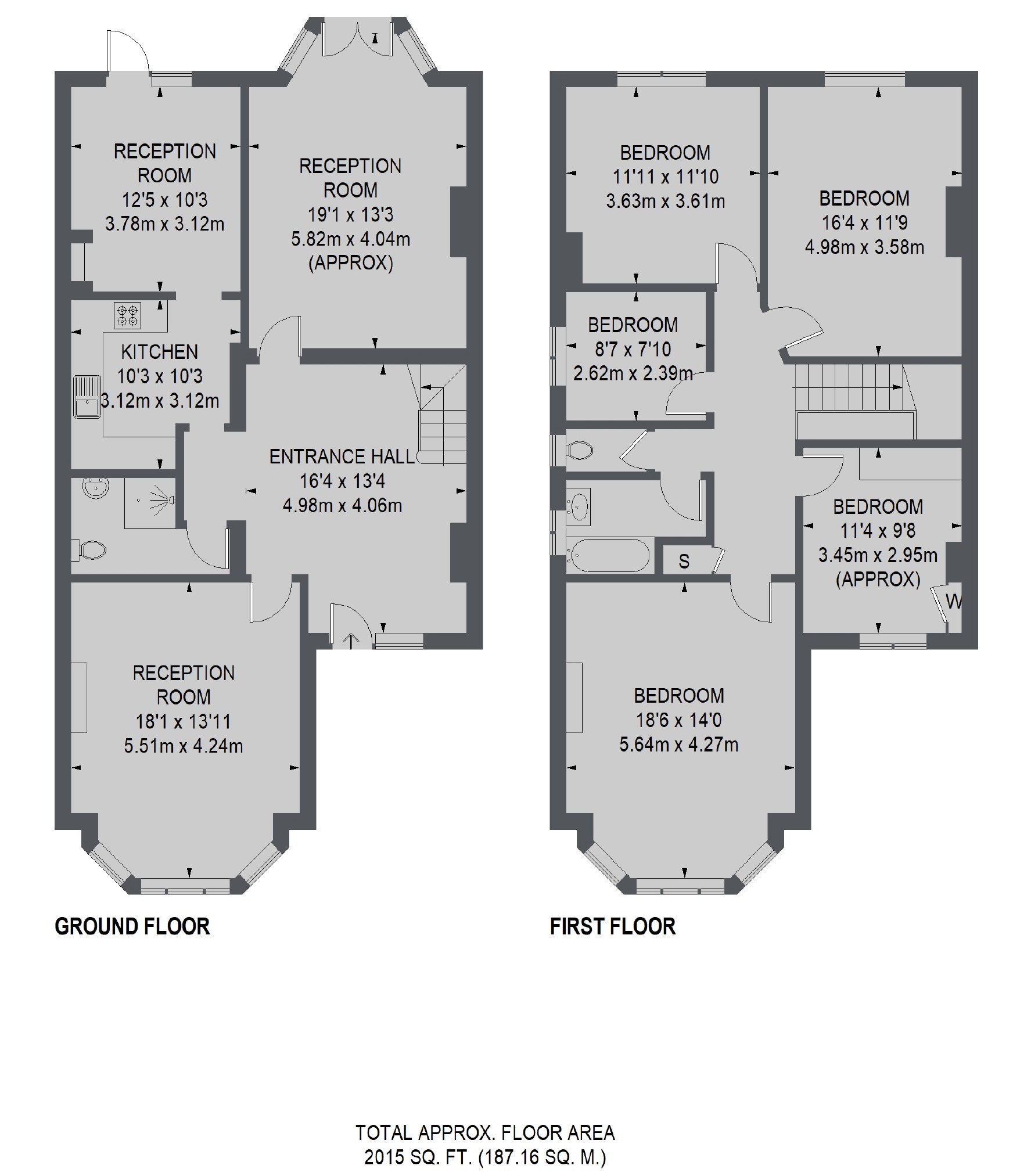 16, Woodbourne Avenue, London floorplan