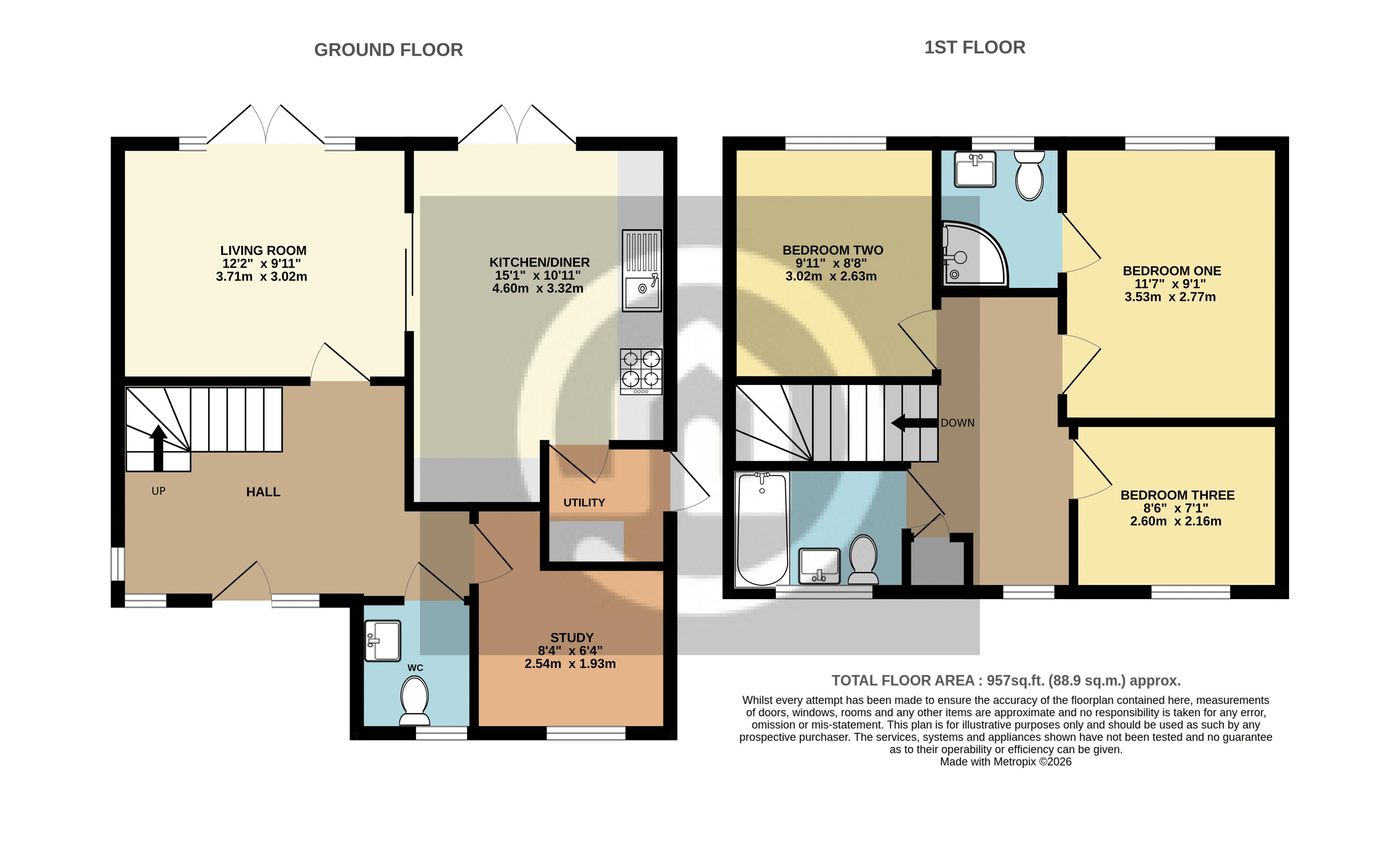 2A, Lincoln Road, Bedford floorplan