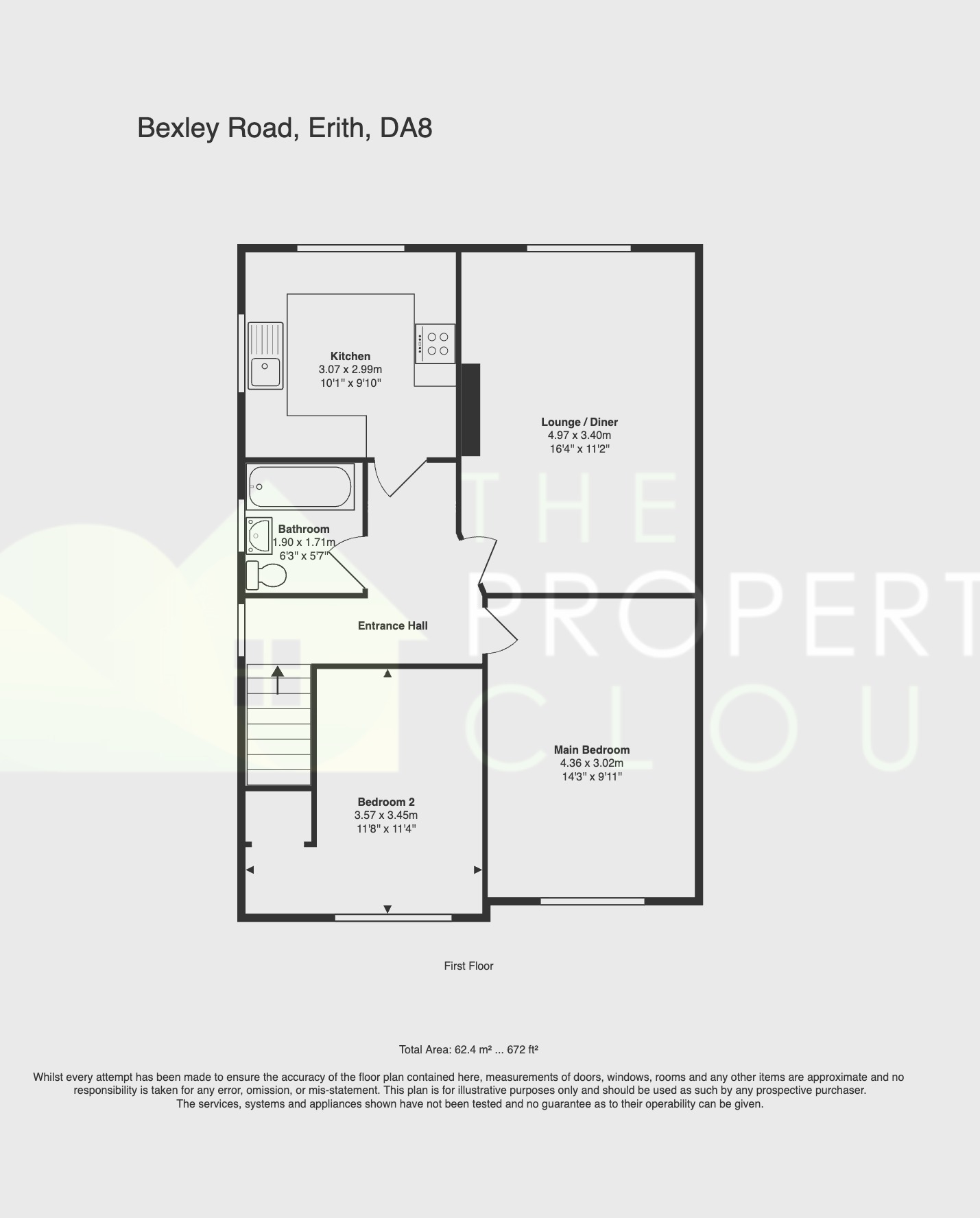 55A Bexley Road, Erith, Kent floorplan