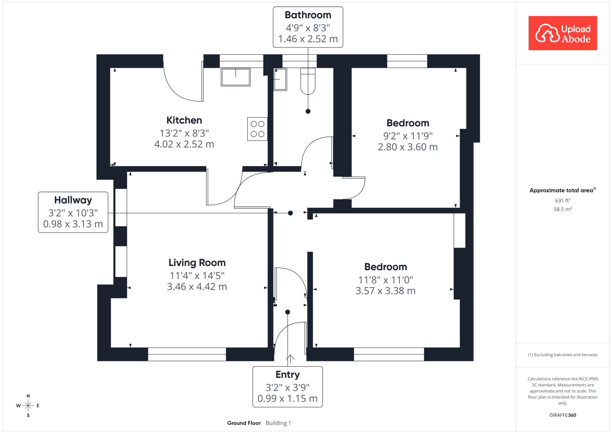 218, Dyfrig Street, Shotts floorplan