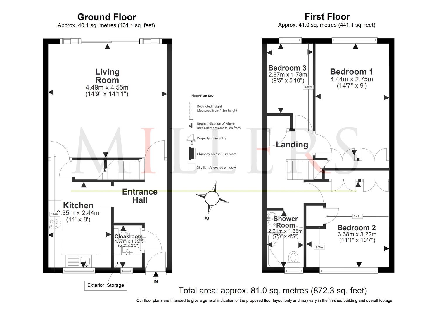 17, Highfield Green, Epping floorplan