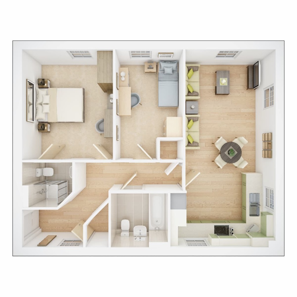 The Bowland - Plot 218, Half Penny Meadows, Pendle Road, Clitheroe floorplan