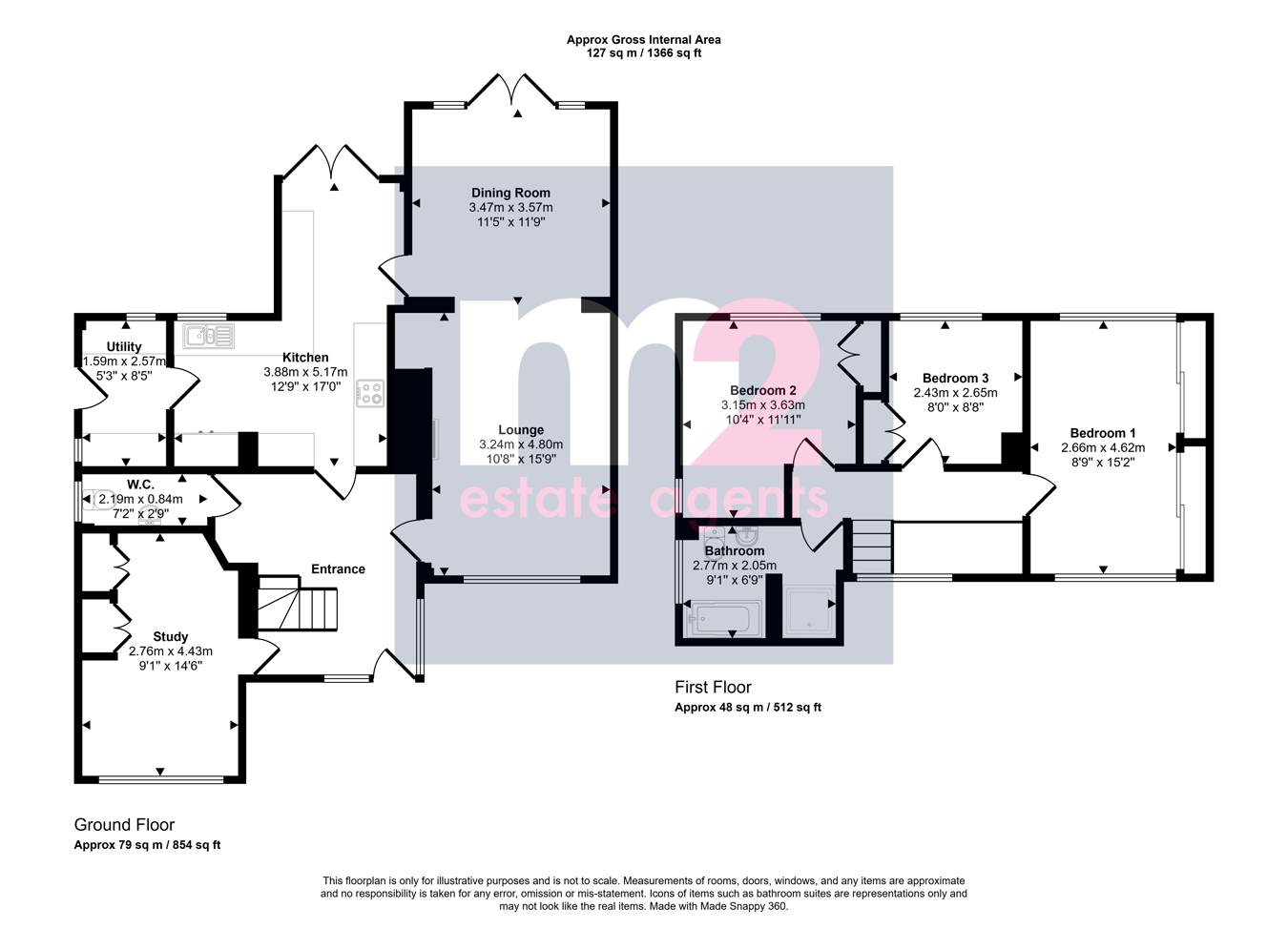 11, Fairfield, Pontypool floorplan