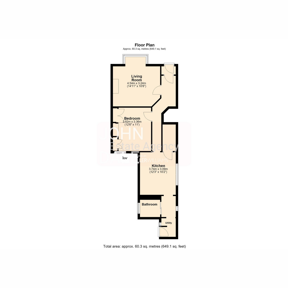 165, Brighton Road, Lancing floorplan