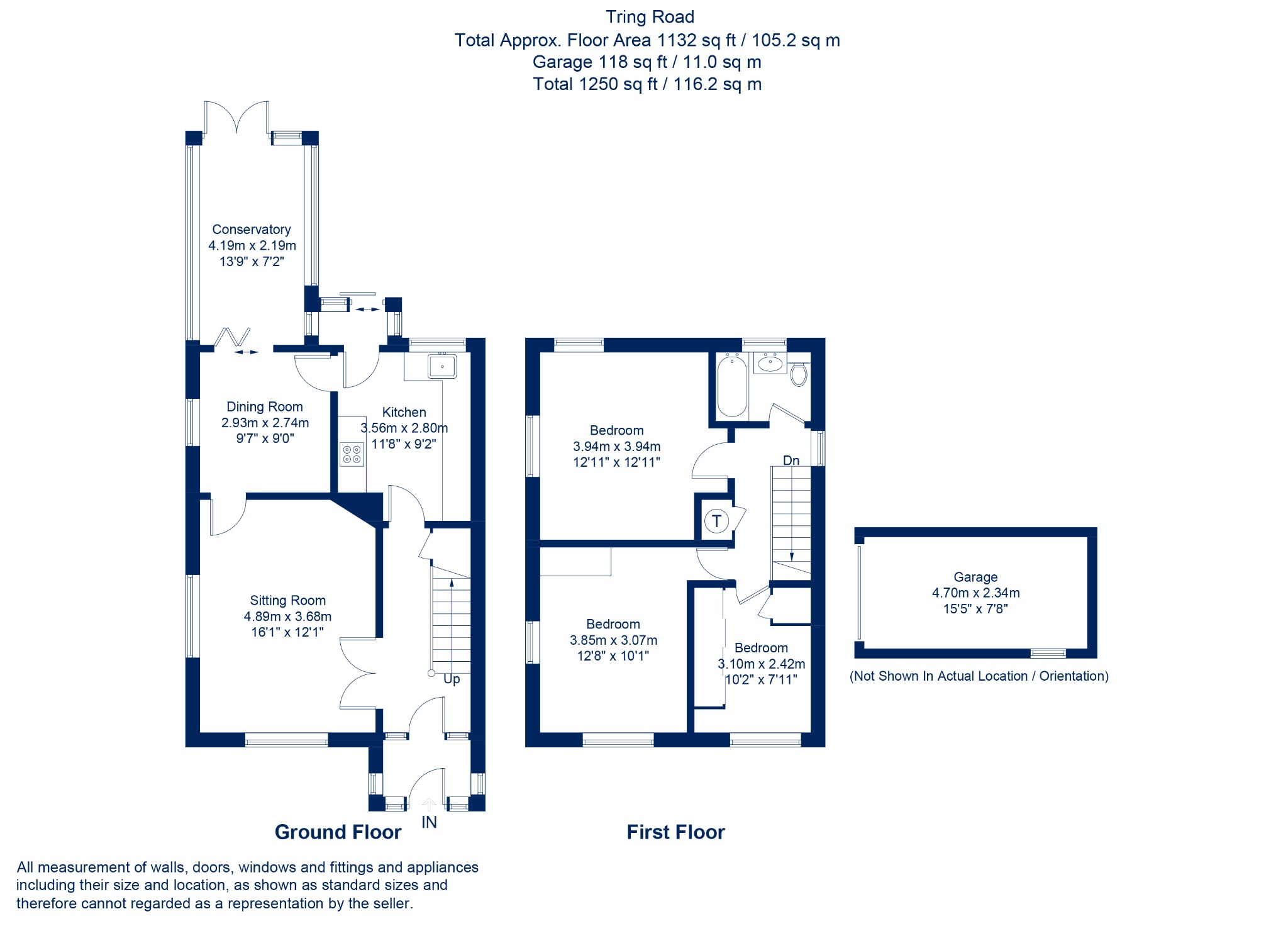 198 Tring Road, Aylesbury, Buckinghamshire floorplan