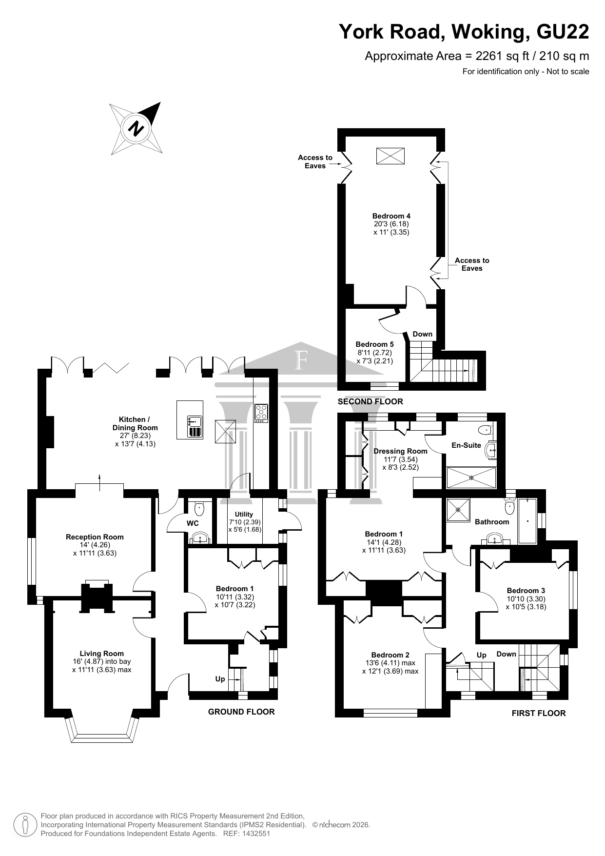 35 York Road, Woking floorplan