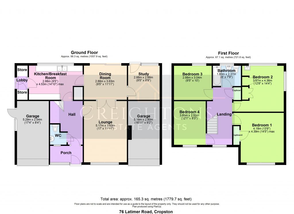 76, Latimer Road, Cropston floorplan