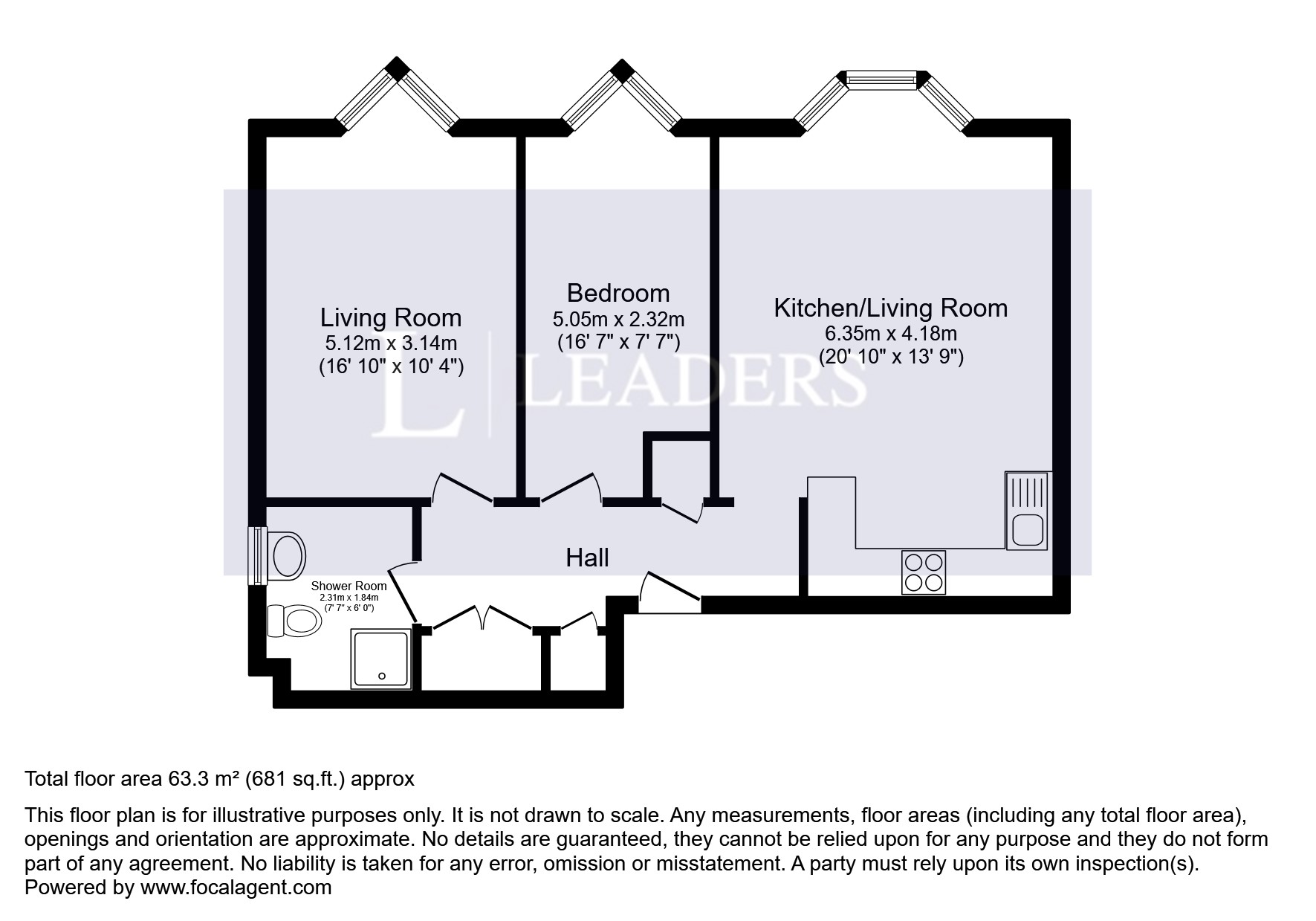 Apartment 2 , 12-14, St. Domingo Grove, Liverpool floorplan