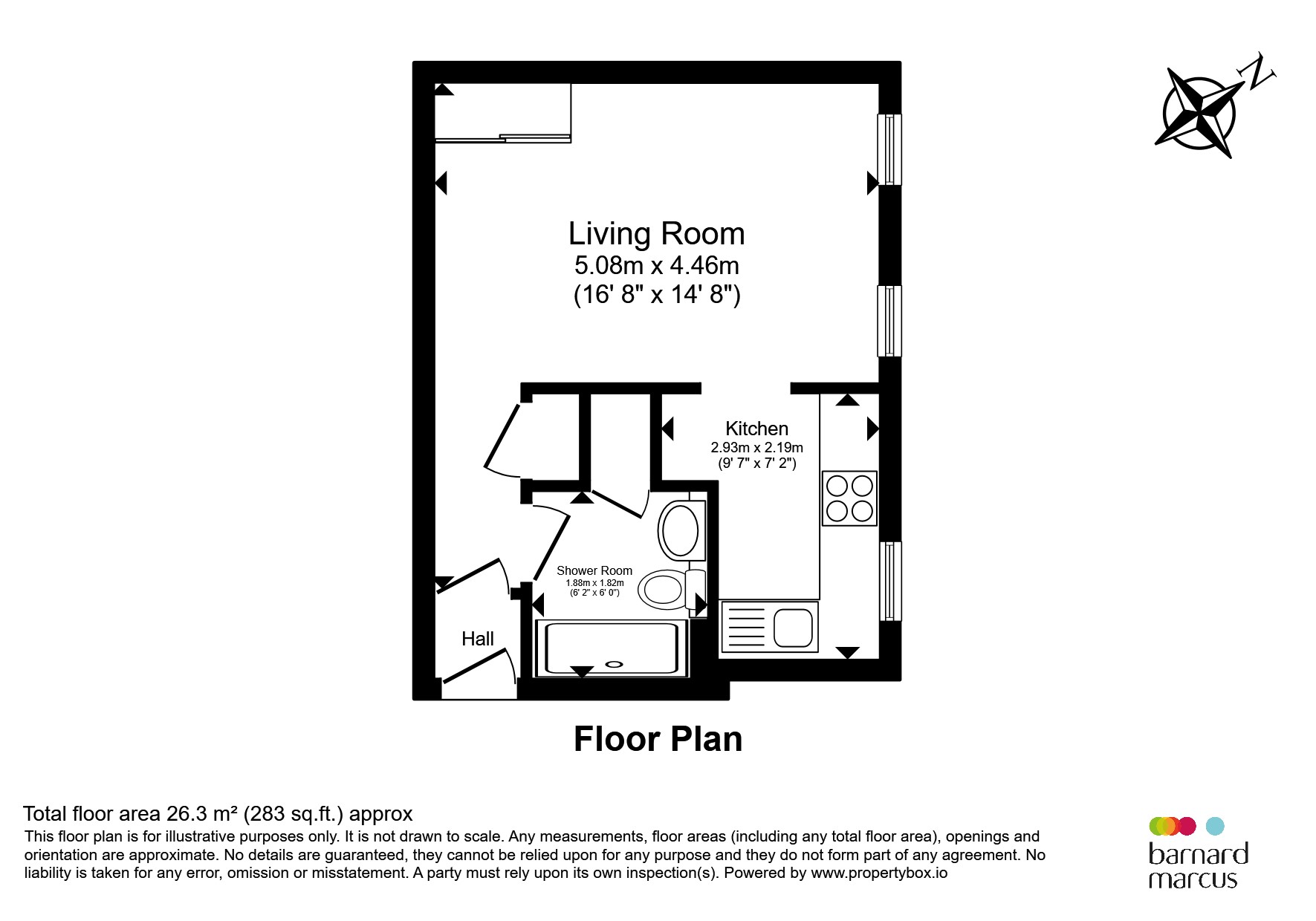 27c, Westcott Road, London floorplan