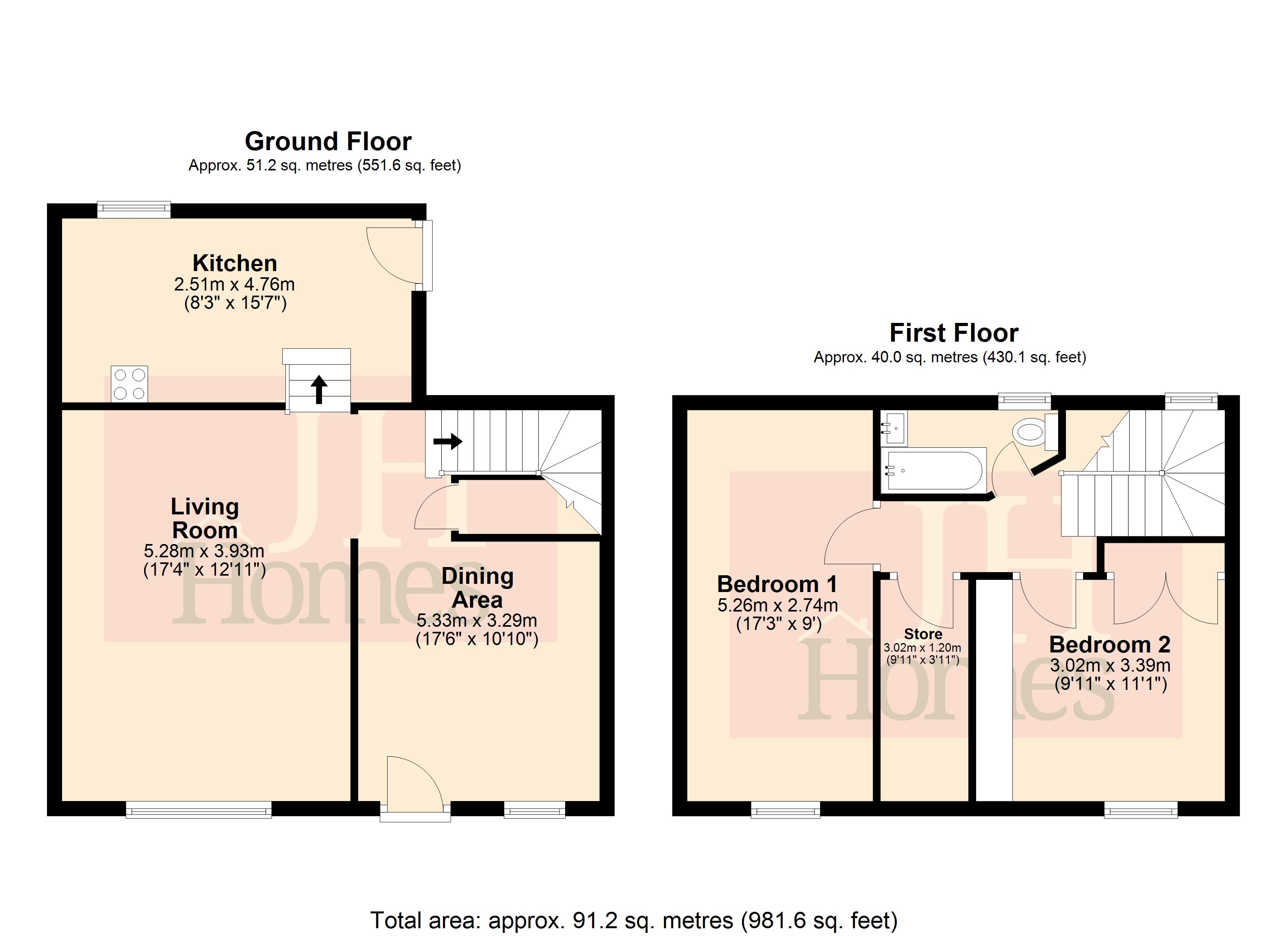 19, Fountain Street, Ulverston floorplan