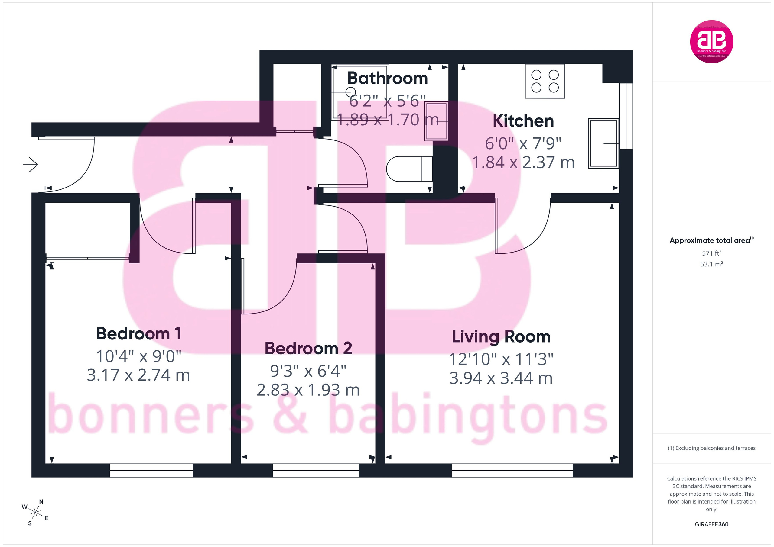 4 Peel Court, Longwick Road, Princes Risborough floorplan