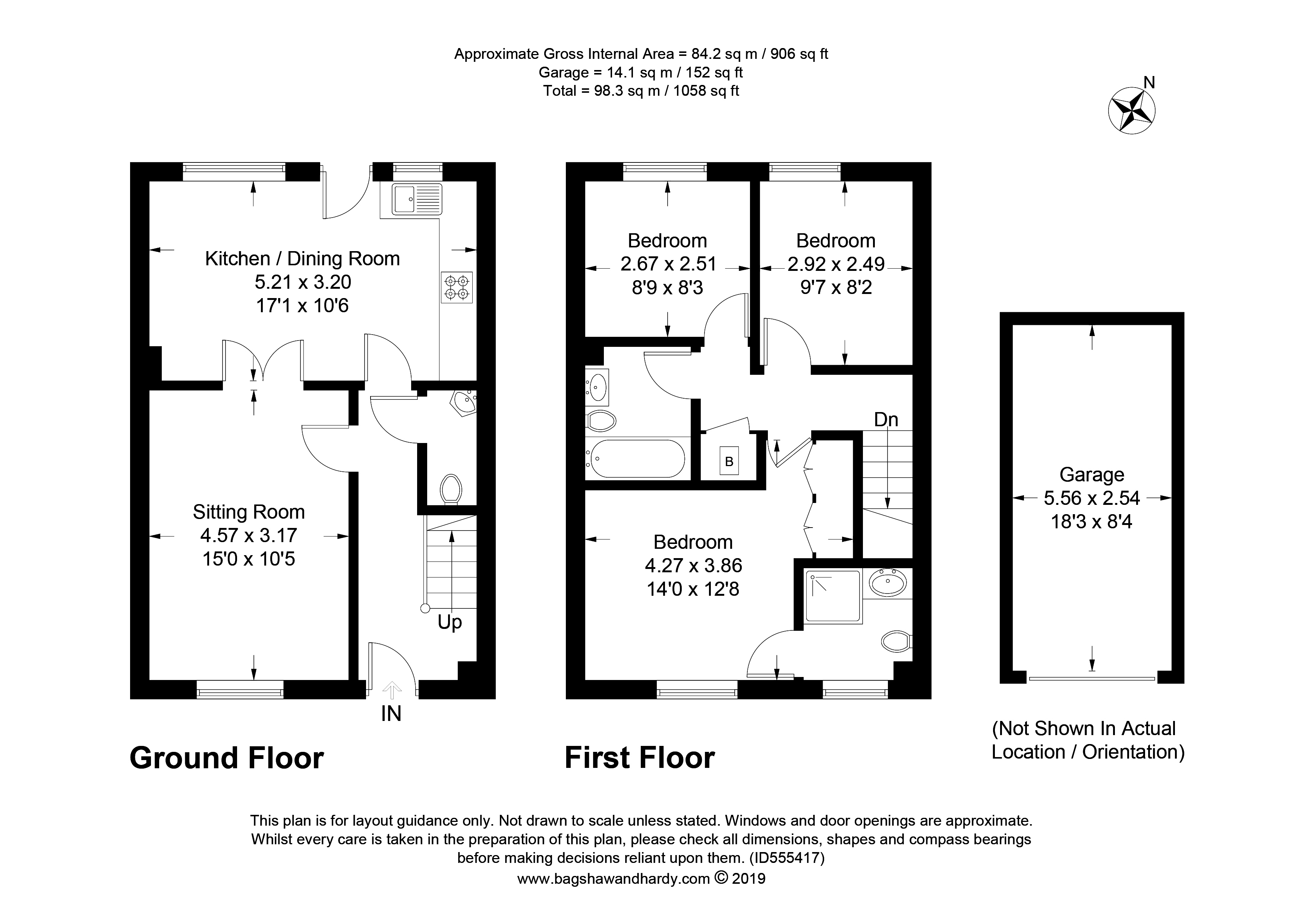 3 Bedrooms Terraced house for sale in Juniper Close, Hurst Green, Oxted RH8