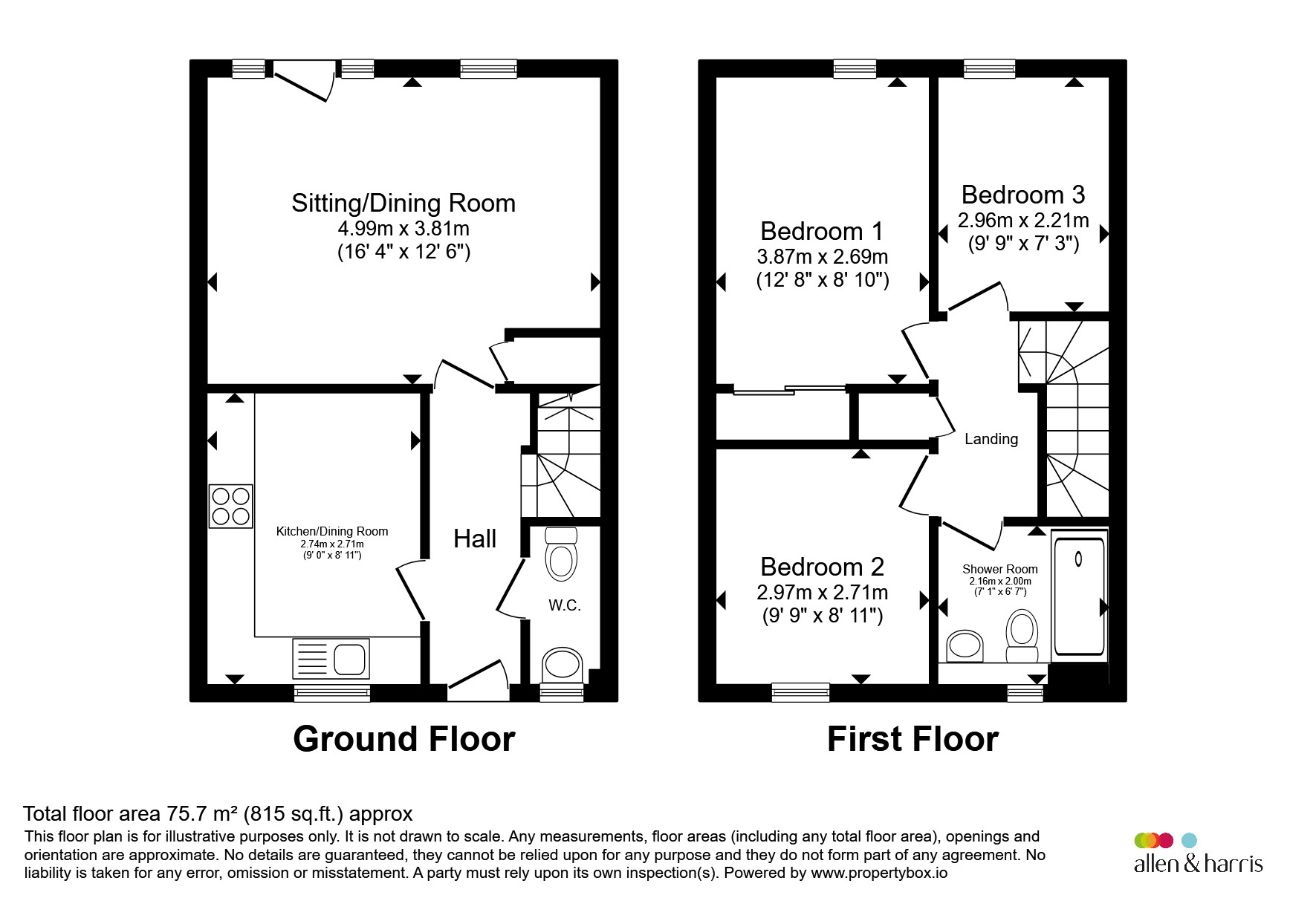 30, Cherrybank Gardens, Glasgow floorplan