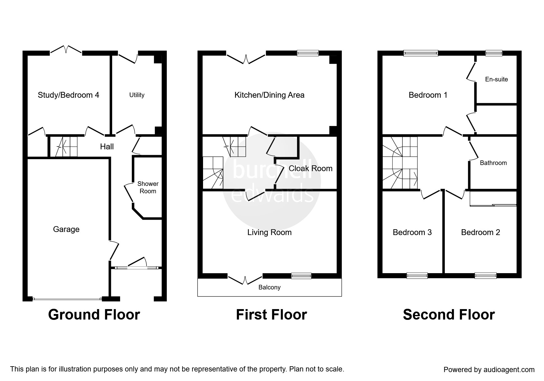 4 Bedrooms Town house for sale in Rowan Drive, Branston, Burton-On-Trent DE14