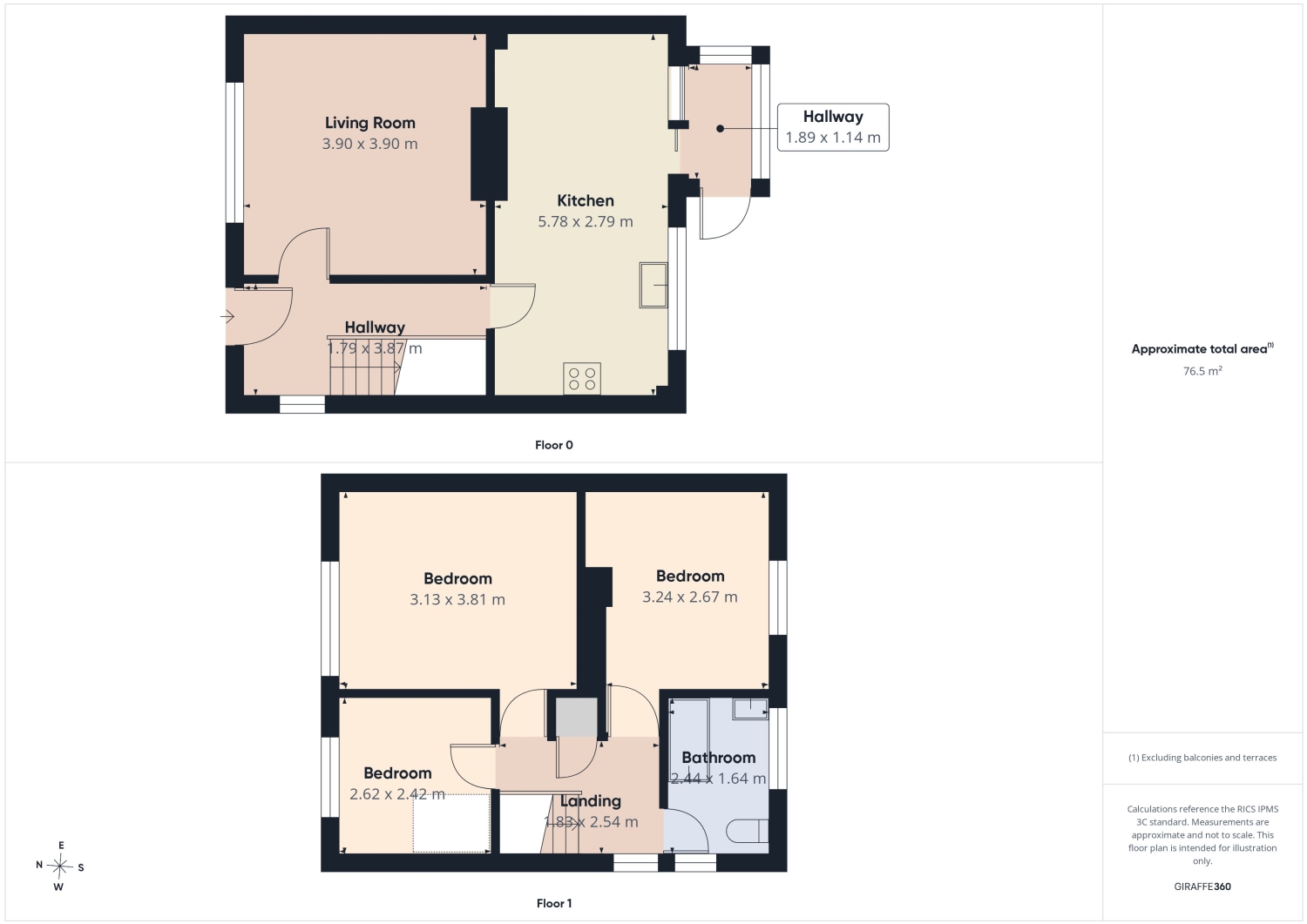 134, Stonelow Road, Dronfield floorplan