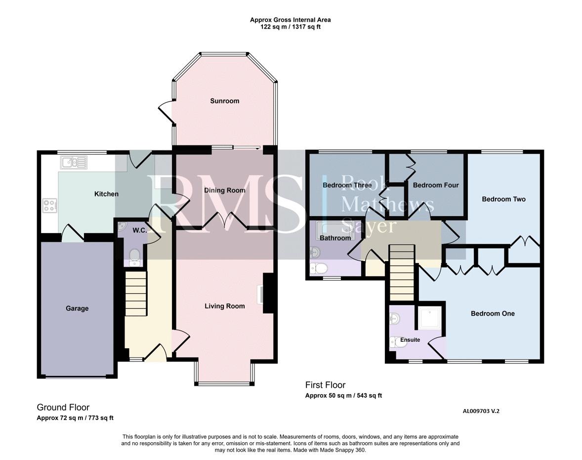5, Williams Close, Morpeth floorplan
