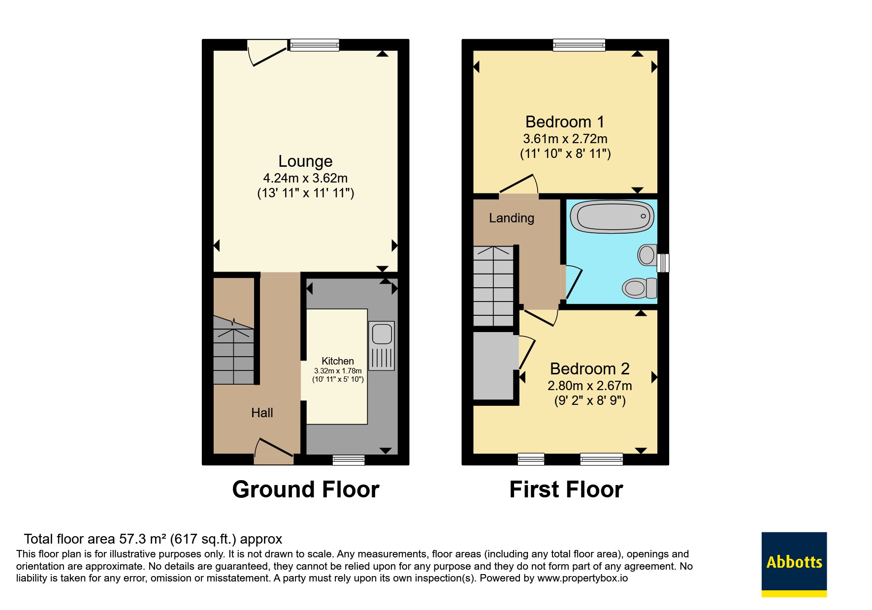 11, Beadle Way, Chelmsford floorplan