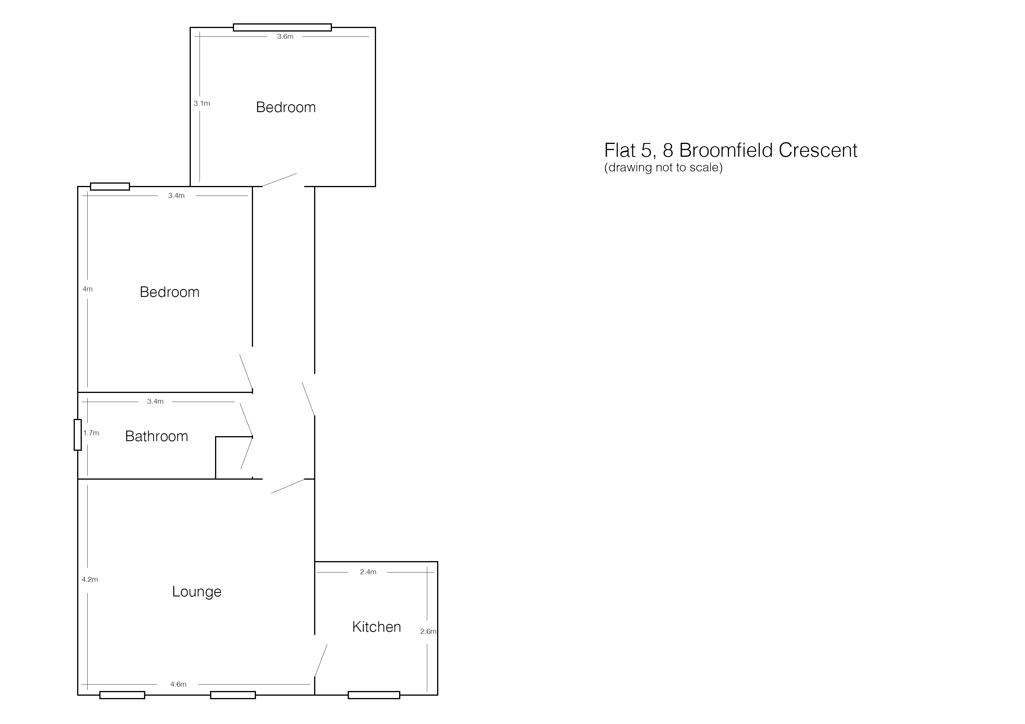 1 Bedrooms Flat to rent in Broomfield Crescent, Leeds LS6