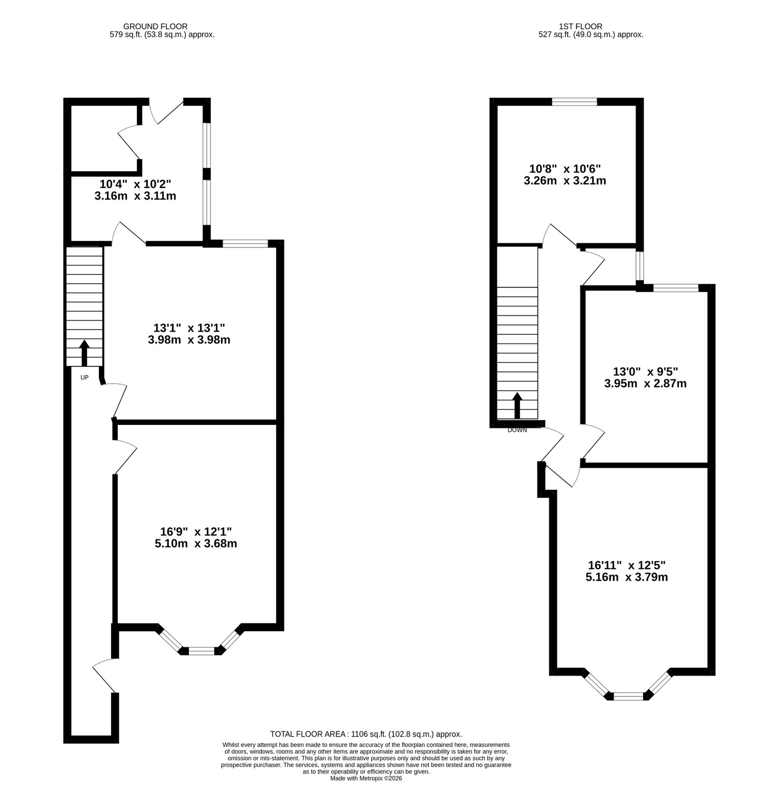 42, Ongar Road, London floorplan