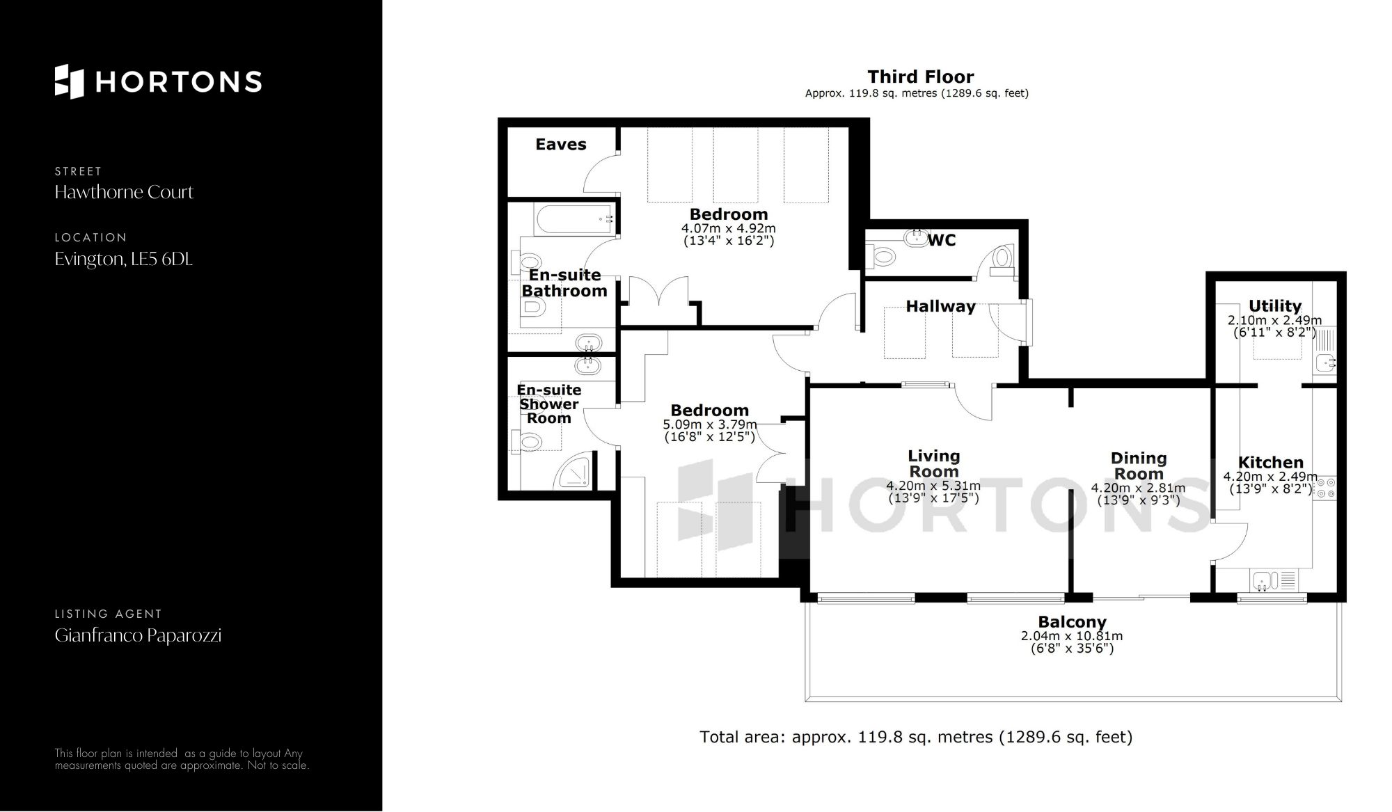 Flat 10, Hawthorne Court 1b Hawthorne Drive, Leicester floorplan
